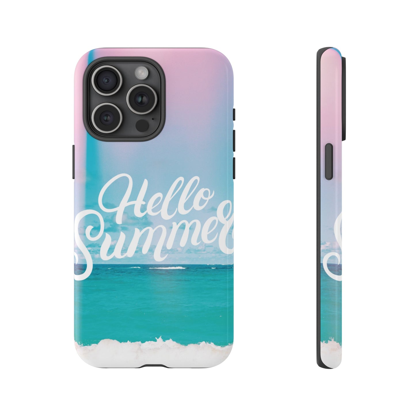 Hello Summer Wallpaper Phone Case | iPhone 15 Plus/ Pro, 14, 13, 12| Google Pixel 7, Pro, 5| Samsung Galaxy S23 All Major Phone Models