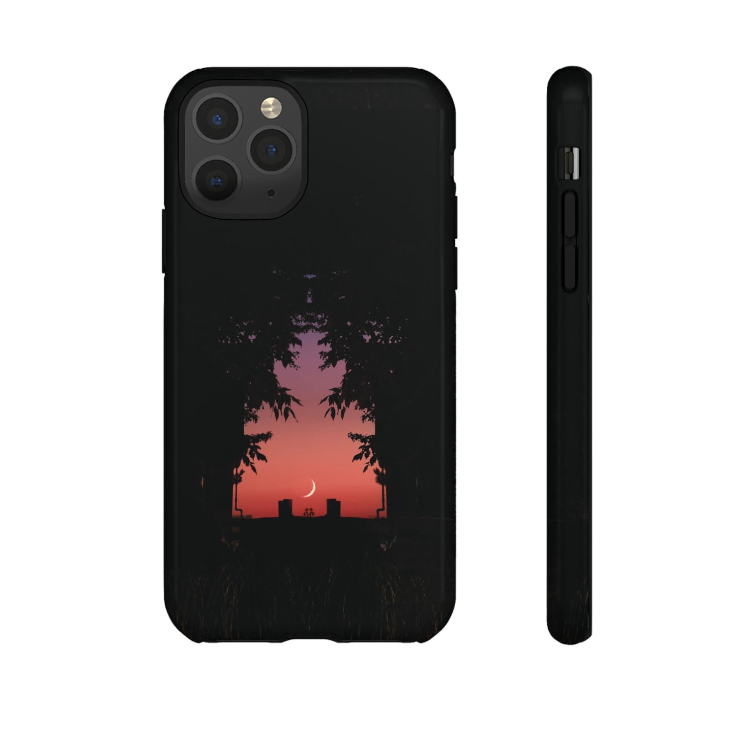 Crescent Night Wallpaper Phone Case | iPhone 15 Plus/ Pro, 14, 13, 12| Google Pixel 7, Pro, 5| Samsung Galaxy S23 All Major Phone Models