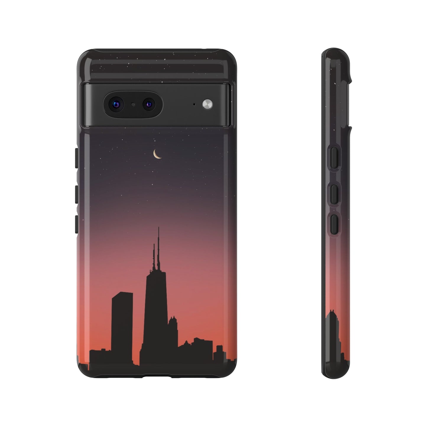 Chicago Skyline Wallpaper Phone Case | iPhone 15 Plus/ Pro, 14, 13, 12| Google Pixel 7, Pro, 5| Samsung Galaxy S23 All Major Phone Models