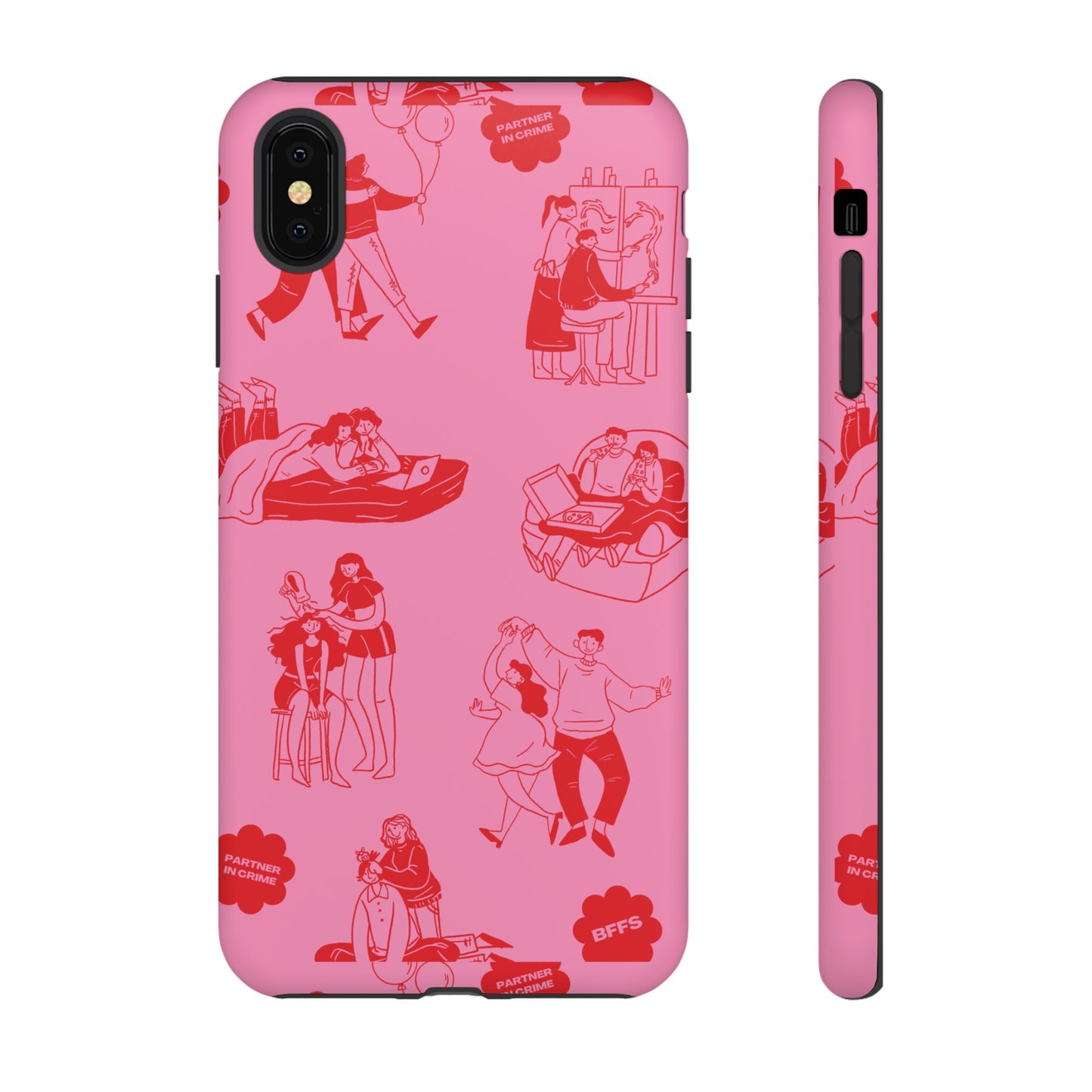 Pink Valentine's Day Wallpaper Phone Case | iPhone 15 Plus/ Pro, 14, 13, 12| Google Pixel 7, Pro, 5| Samsung Galaxy S23 All Major Phone Models