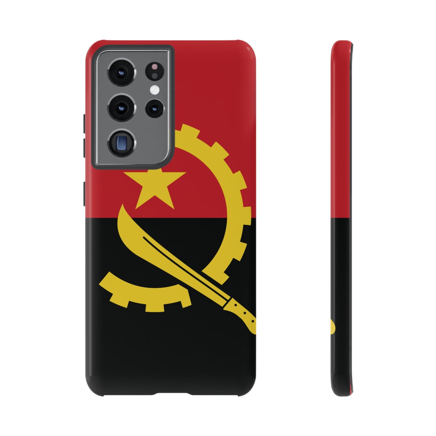 Angola Flag Phone Case | iPhone 15 Plus/ Pro, 14, 13, 12| Google Pixel 7, Pro, 5| Samsung Galaxy S23 All Major Phone Models