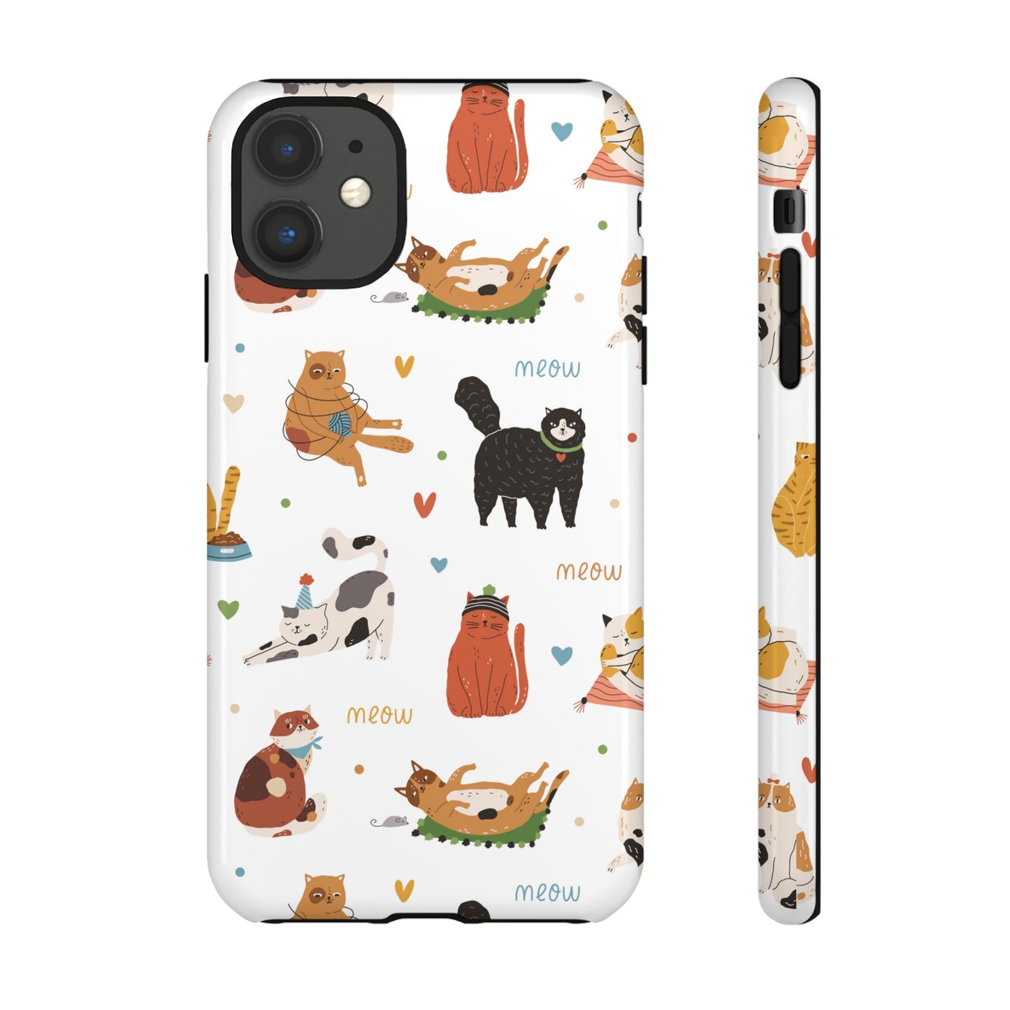 Collage of Cats Wallpaper Phone Case | iPhone 15 Plus/ Pro, 14, 13, 12| Google Pixel 7, Pro, 5| Samsung Galaxy S23 All Major Phone Models