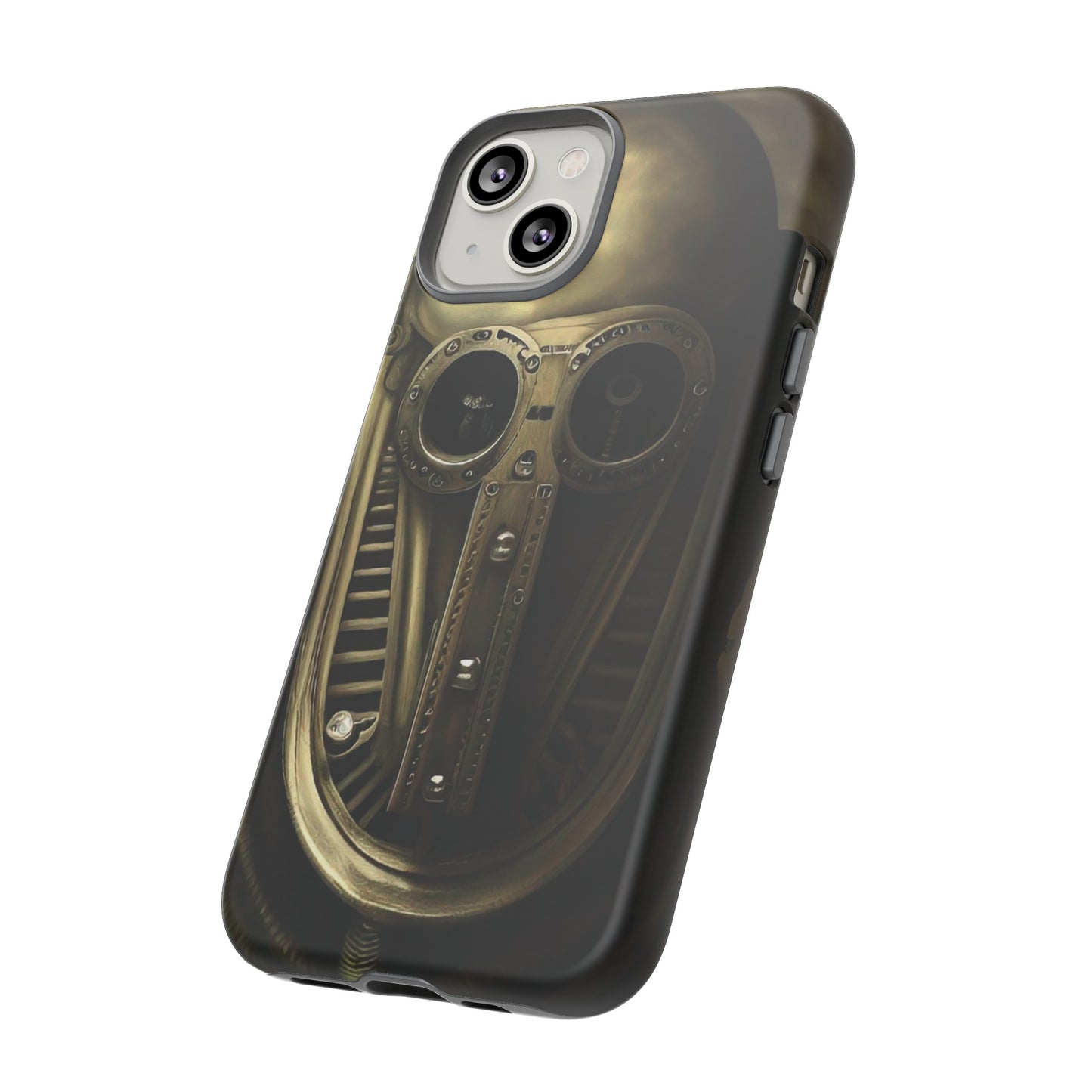 Sci-Fi Helmet Wallpaper Phone Case | iPhone 15 Plus/ Pro, 14, 13, 12| Google Pixel 7, Pro, 5| Samsung Galaxy S23 All Major Phone Models