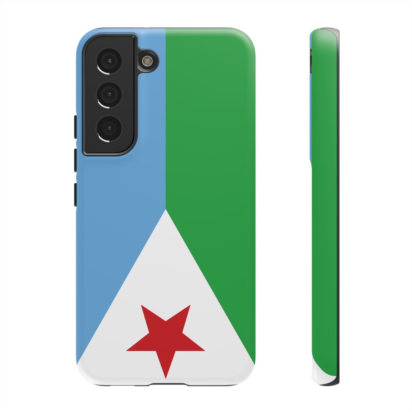 Djibouti Flag Phone Case | iPhone 15 Plus/ Pro, 14, 13, 12| Google Pixel 7, Pro, 5| Samsung Galaxy S23 All Major Phone Models