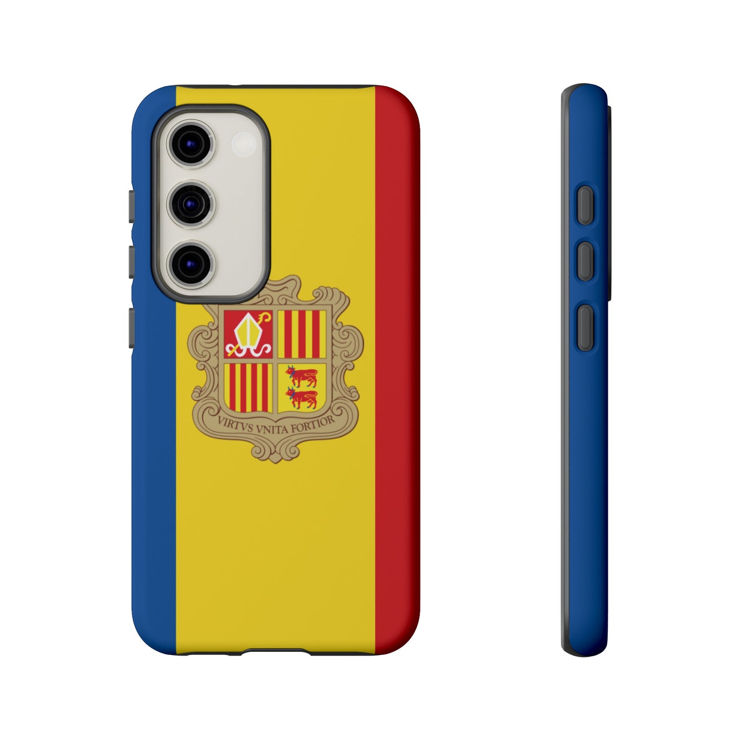 Andorra Flag Phone Case | iPhone 15 Plus/ Pro, 14, 13, 12| Google Pixel 7, Pro, 5| Samsung Galaxy S23 All Major Phone Models