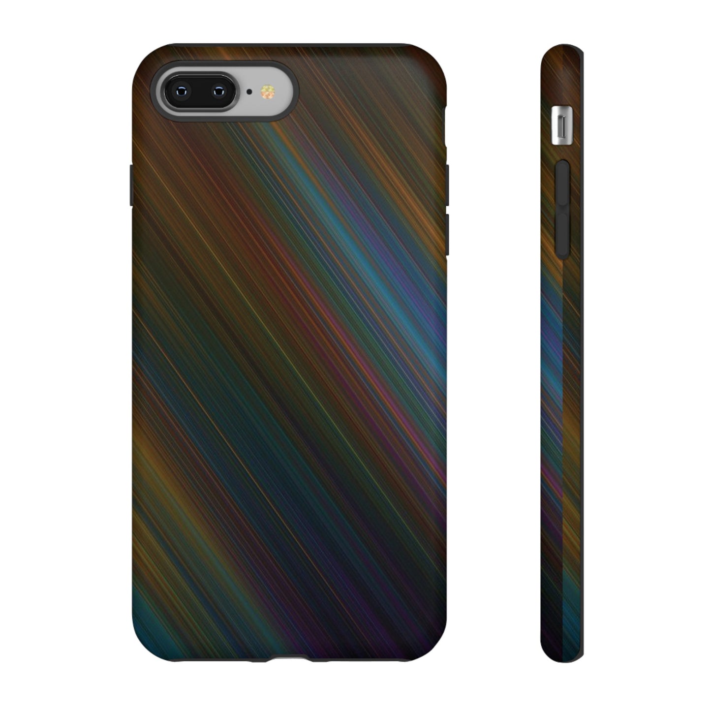 Slanted Rainbow Wallpaper Phone Case | iPhone 15 Plus/ Pro, 14, 13, 12| Google Pixel 7, Pro, 5| Samsung Galaxy S23 All Major Phone Models