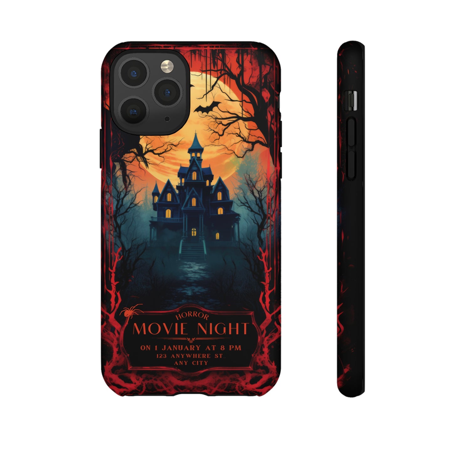 Horror Movie Night Phone Case | iPhone 15 Plus/ Pro, 14, 13, 12| Google Pixel 7, Pro, 5| Samsung Galaxy S23 All Major Phone Models