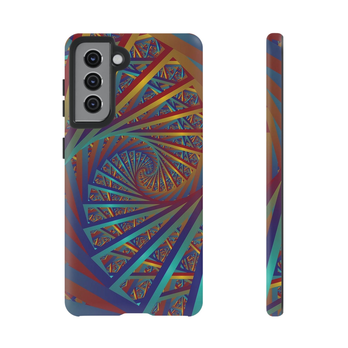 Colourful Spiral Wallpaper Phone Case | iPhone 15 Plus/ Pro, 14, 13, 12| Google Pixel 7, Pro, 5| Samsung Galaxy S23 All Major Phone Models