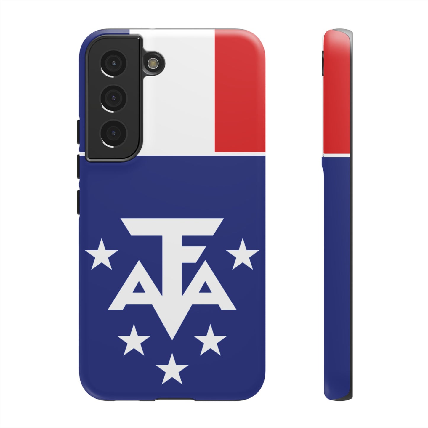 French Southern And Antarctic Lands Flag Phone Case | iPhone 15 Plus/ Pro, 14, 13, 12| Google Pixel 7, Pro, 5| Samsung Galaxy S23 All Major Phone Models