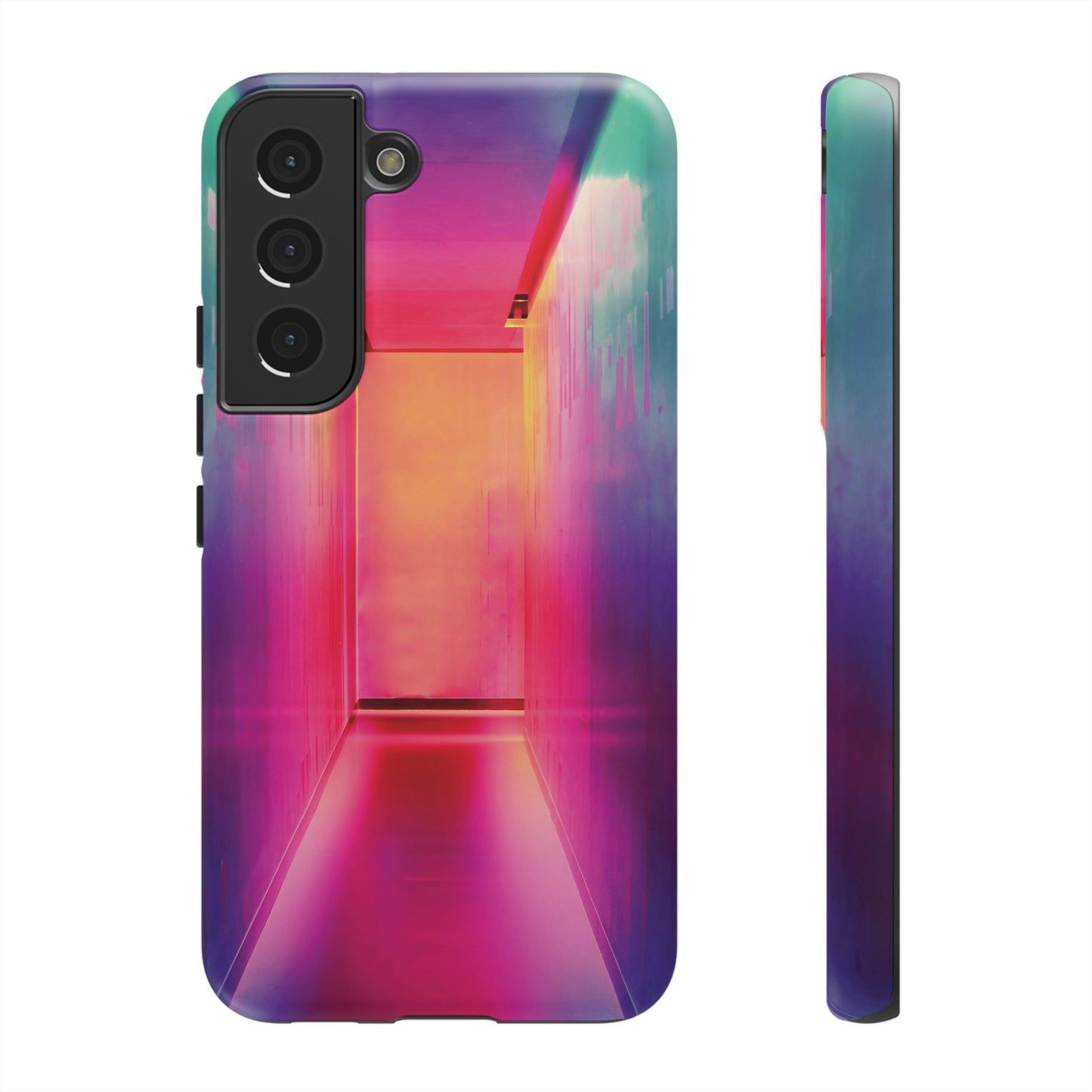 Rainbow Hallway Wallpaper Phone Case | iPhone 15 Plus/ Pro, 14, 13, 12| Google Pixel 7, Pro, 5| Samsung Galaxy S23 All Major Phone Models