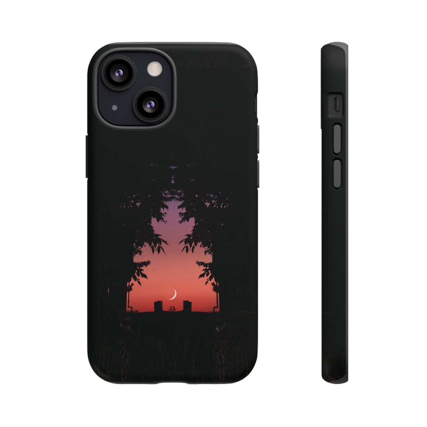 Crescent Night Wallpaper Phone Case | iPhone 15 Plus/ Pro, 14, 13, 12| Google Pixel 7, Pro, 5| Samsung Galaxy S23 All Major Phone Models