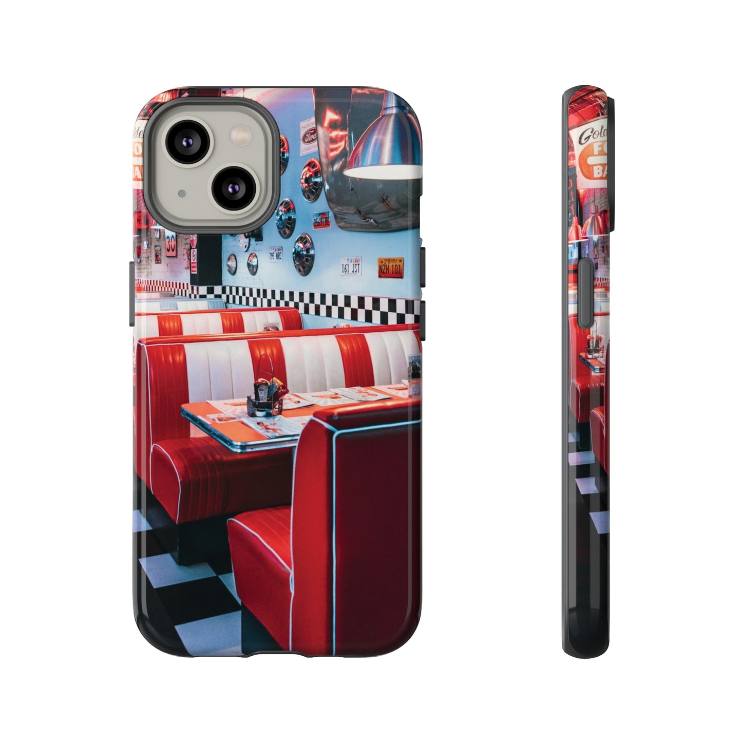 Diner Wallpaper Phone Case | iPhone 15 Plus/ Pro, 14, 13, 12| Google Pixel 7, Pro, 5| Samsung Galaxy S23 All Major Phone Models