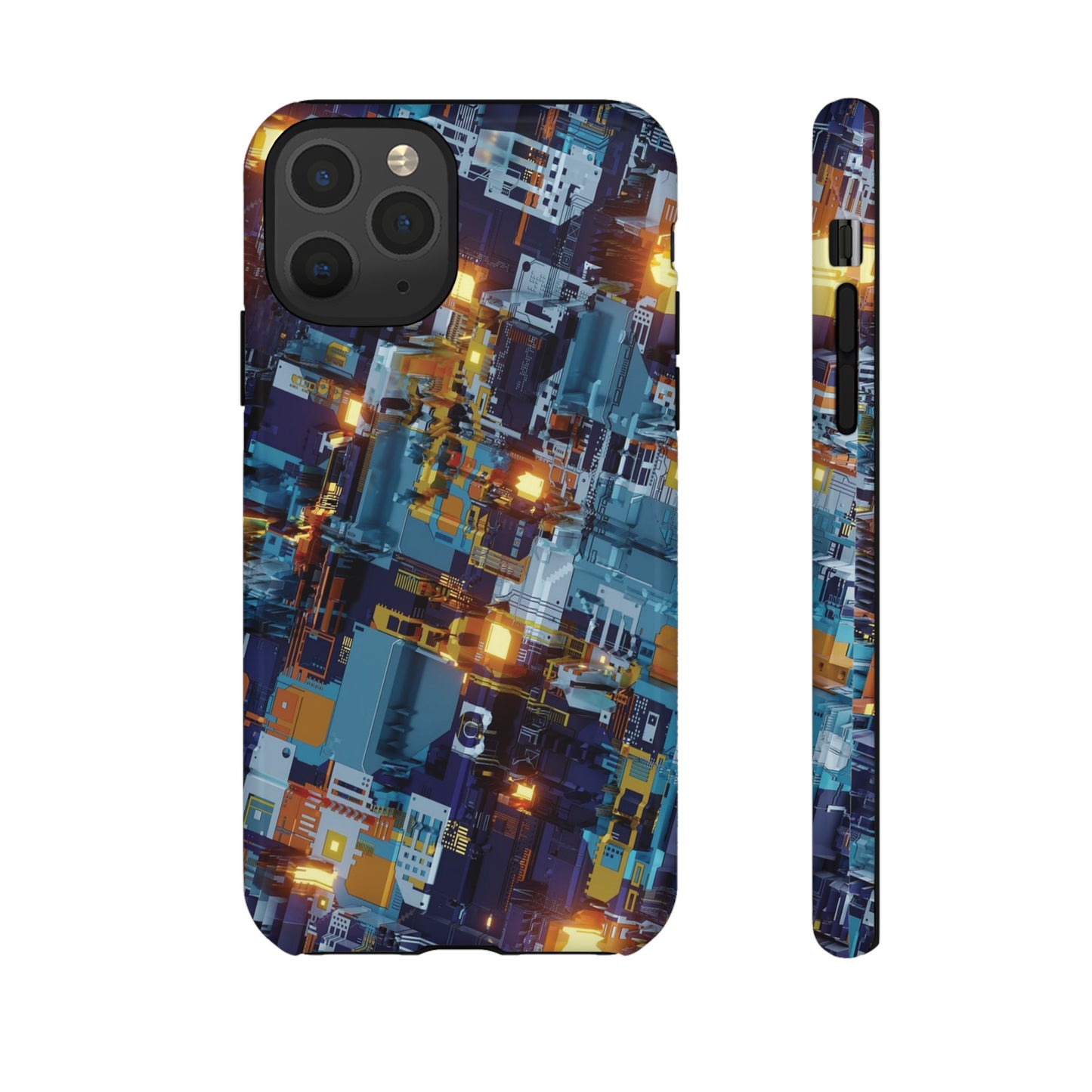 Computer Circuit Board Wallpaper Phone Case | iPhone 15 Plus/ Pro, 14, 13, 12| Google Pixel 7, Pro, 5| Samsung Galaxy S23 All Major Phone Models