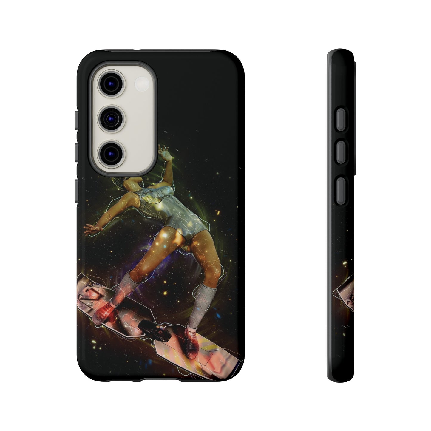 Sci-Fi Skateboard Wallpaper Phone Case | iPhone 15 Plus/ Pro, 14, 13, 12| Google Pixel 7, Pro, 5| Samsung Galaxy S23 All Major Phone Models