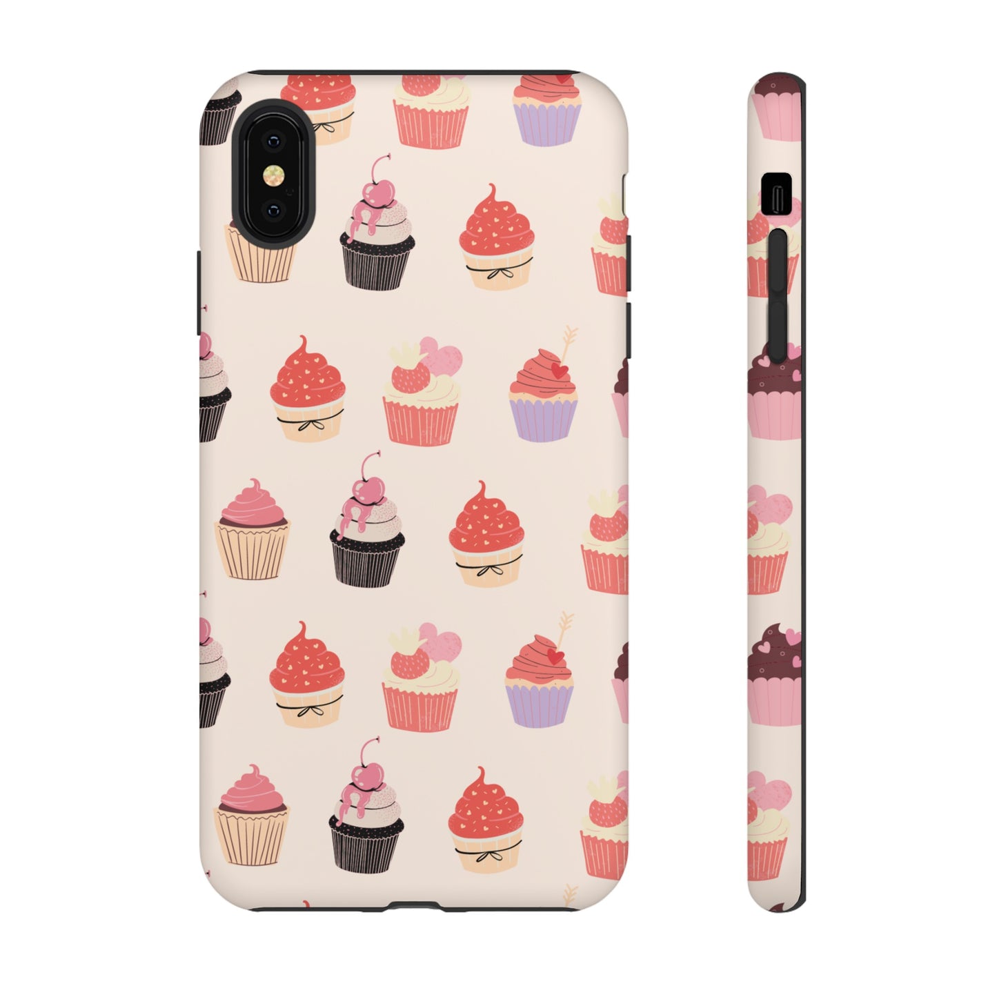 Cupcake Collage Wallpaper Phone Case | iPhone 15 Plus/ Pro, 14, 13, 12| Google Pixel 7, Pro, 5| Samsung Galaxy S23 All Major Phone Models