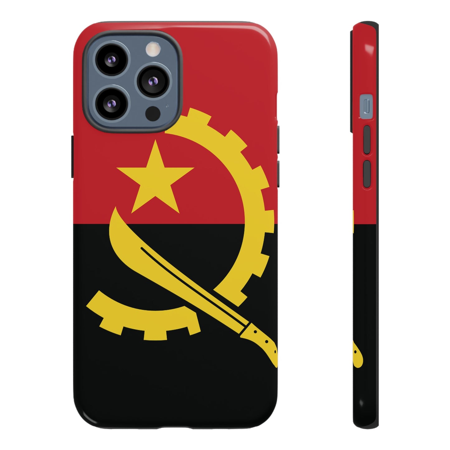 Angola Flag Phone Case | iPhone 15 Plus/ Pro, 14, 13, 12| Google Pixel 7, Pro, 5| Samsung Galaxy S23 All Major Phone Models