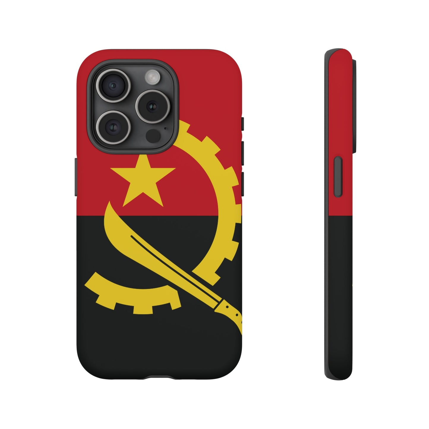 Angola Flag Phone Case | iPhone 15 Plus/ Pro, 14, 13, 12| Google Pixel 7, Pro, 5| Samsung Galaxy S23 All Major Phone Models