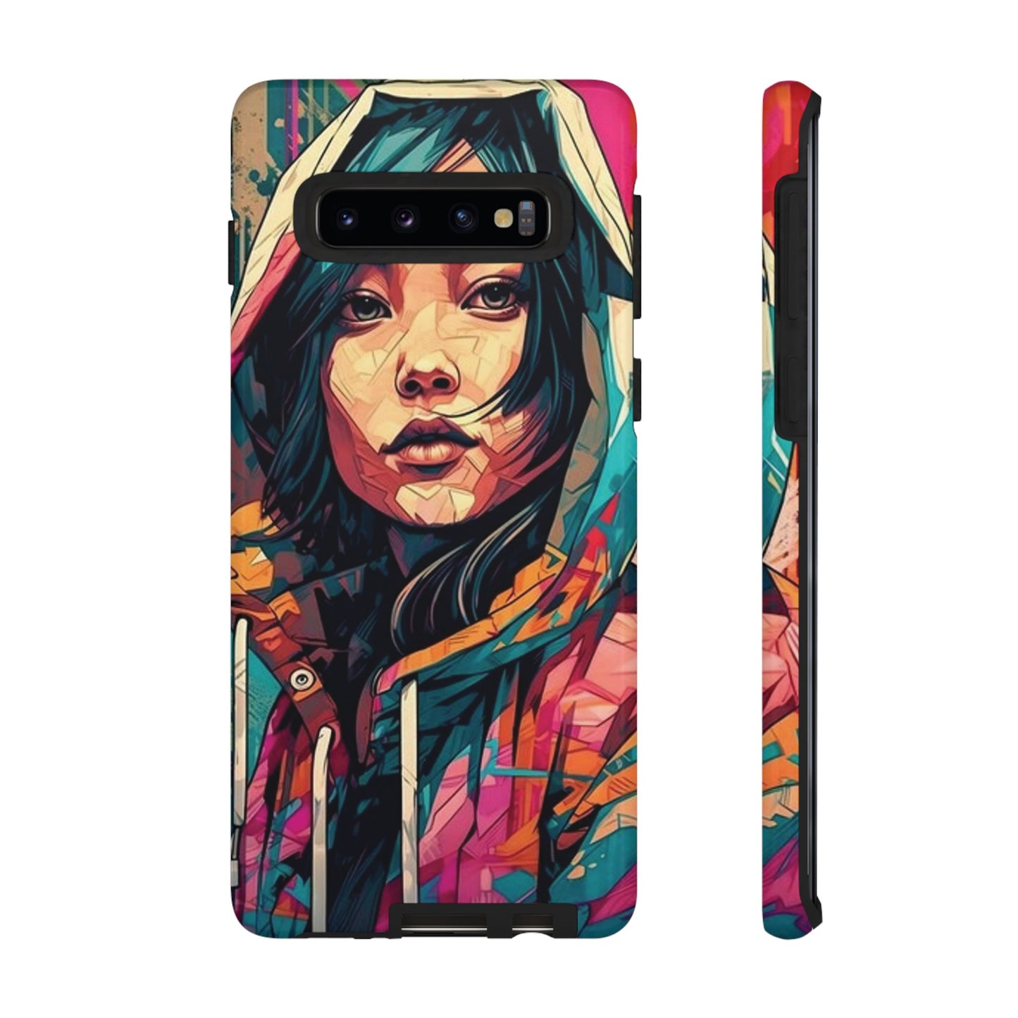 Girl Painting Wallpaper Phone Case | iPhone 15 Plus/ Pro, 14, 13, 12| Google Pixel 7, Pro, 5| Samsung Galaxy S23 All Major Phone Models