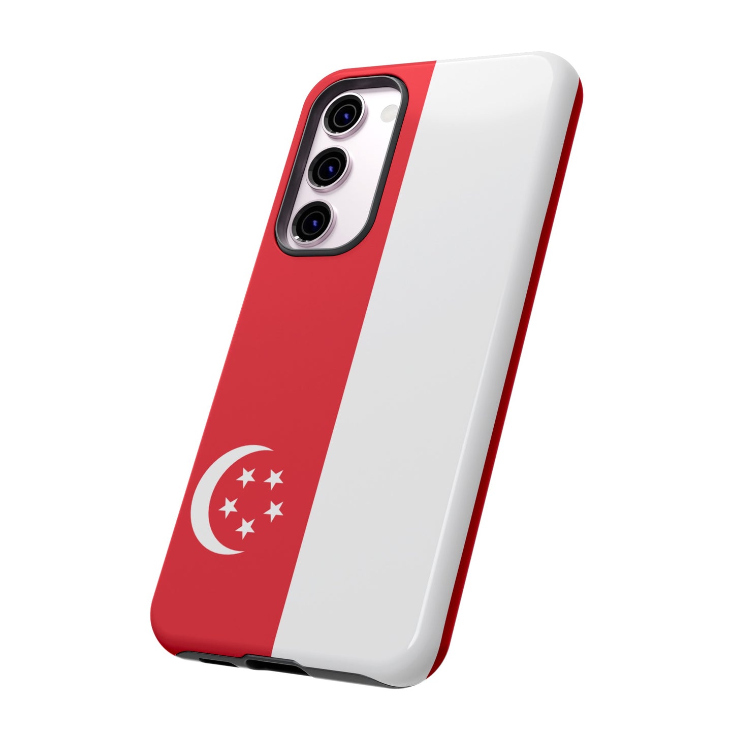 Singapore Flag Phone Case | iPhone 15 Plus/ Pro, 14, 13, 12| Google Pixel 7, Pro, 5| Samsung Galaxy S23 All Major Phone Models