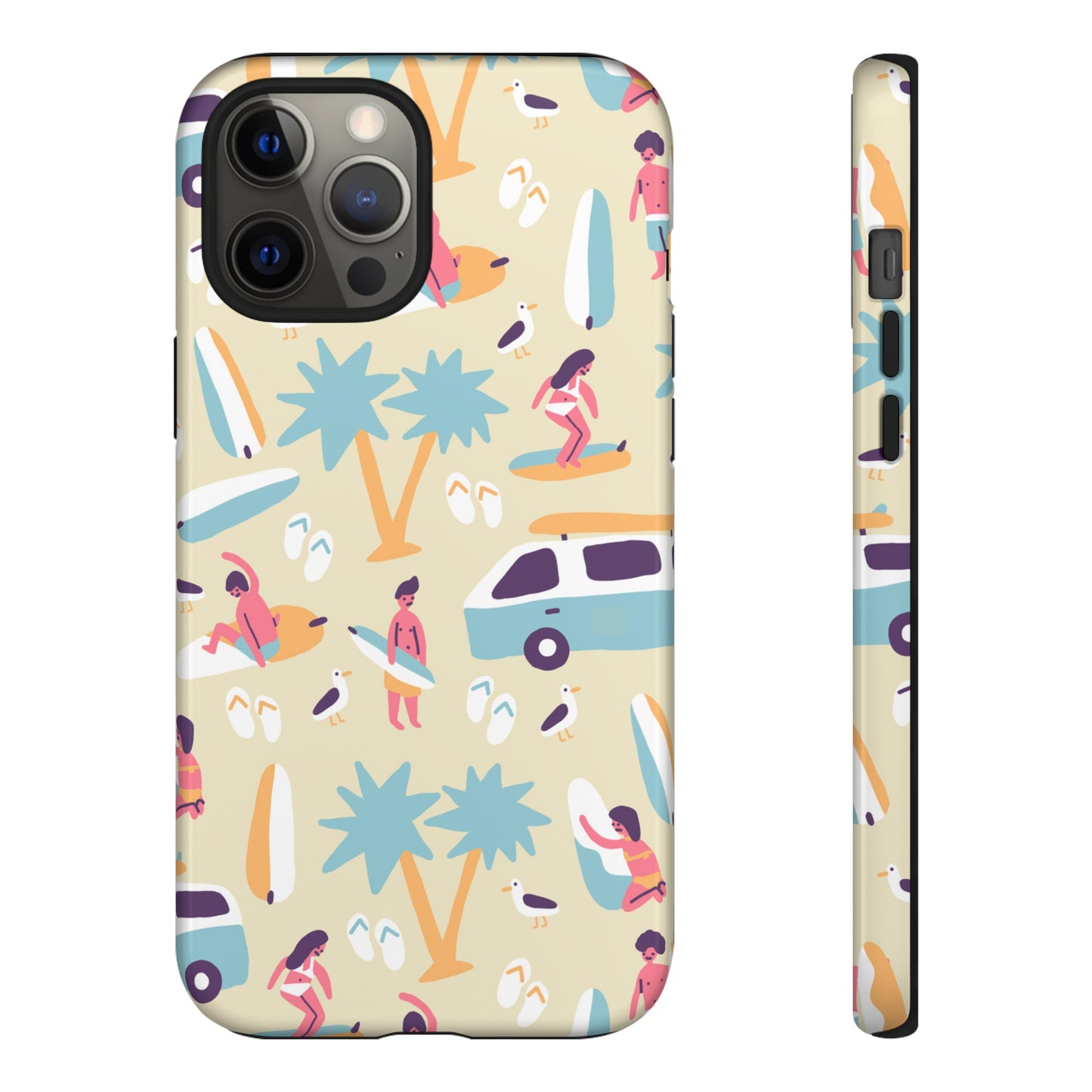 Surfers Wallpaper Phone Case | iPhone 15 Plus/ Pro, 14, 13, 12| Google Pixel 7, Pro, 5| Samsung Galaxy S23 All Major Phone Models