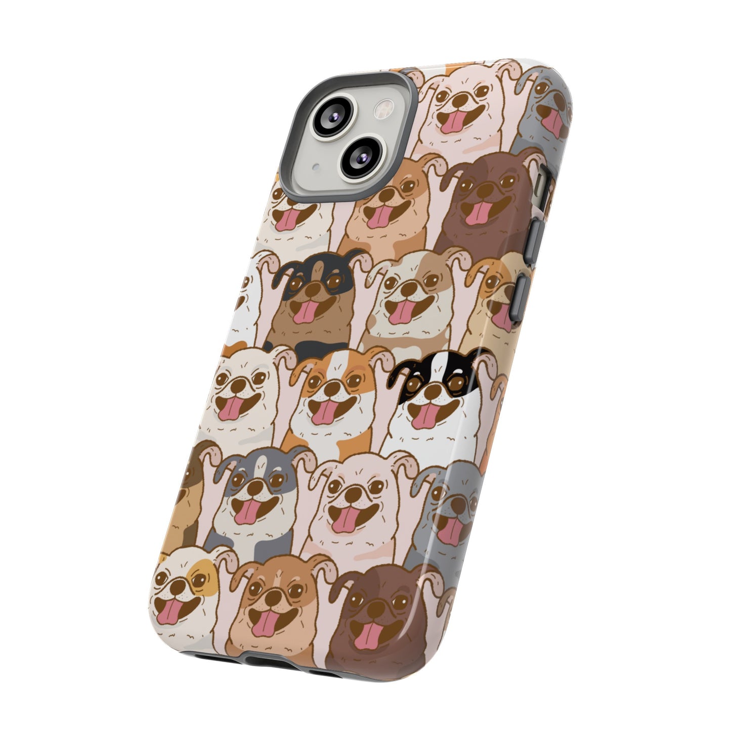 Dog Line Up Phone Case | iPhone 15 Plus/ Pro, 14, 13, 12| Google Pixel 7, Pro, 5| Samsung Galaxy S23 All Major Phone Models