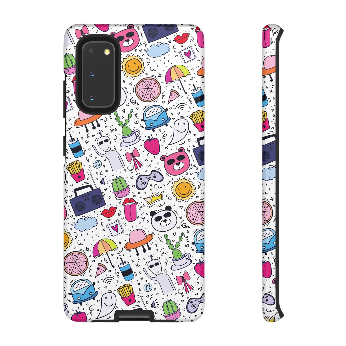 Cartoon Collage Phone Case | iPhone 15 Plus/ Pro, 14, 13, 12| Google Pixel 7, Pro, 5| Samsung Galaxy S23 All Major Phone Models