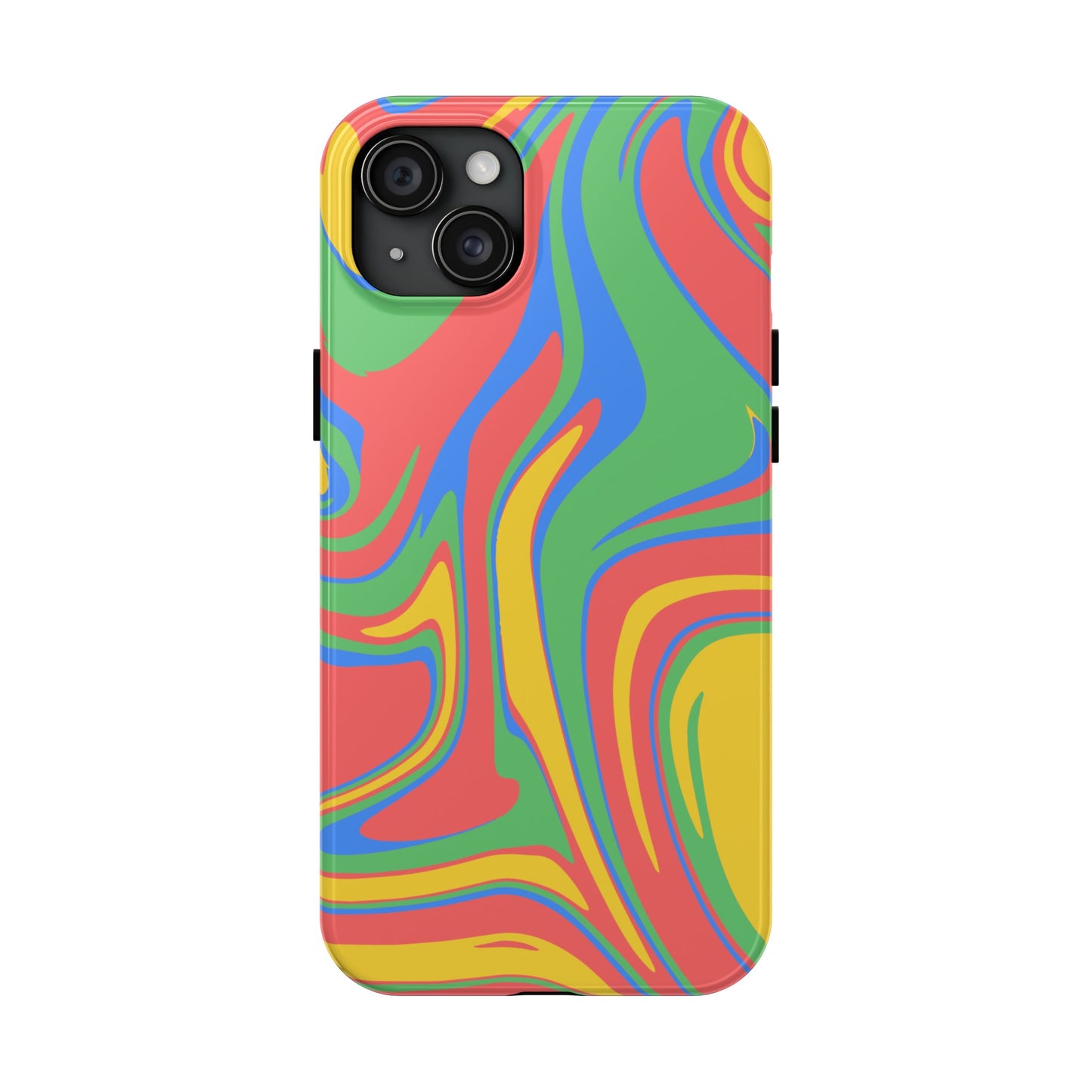 Colourful Marble Phone Case | iPhone 15 Plus/ Pro, 14, 13, 12|