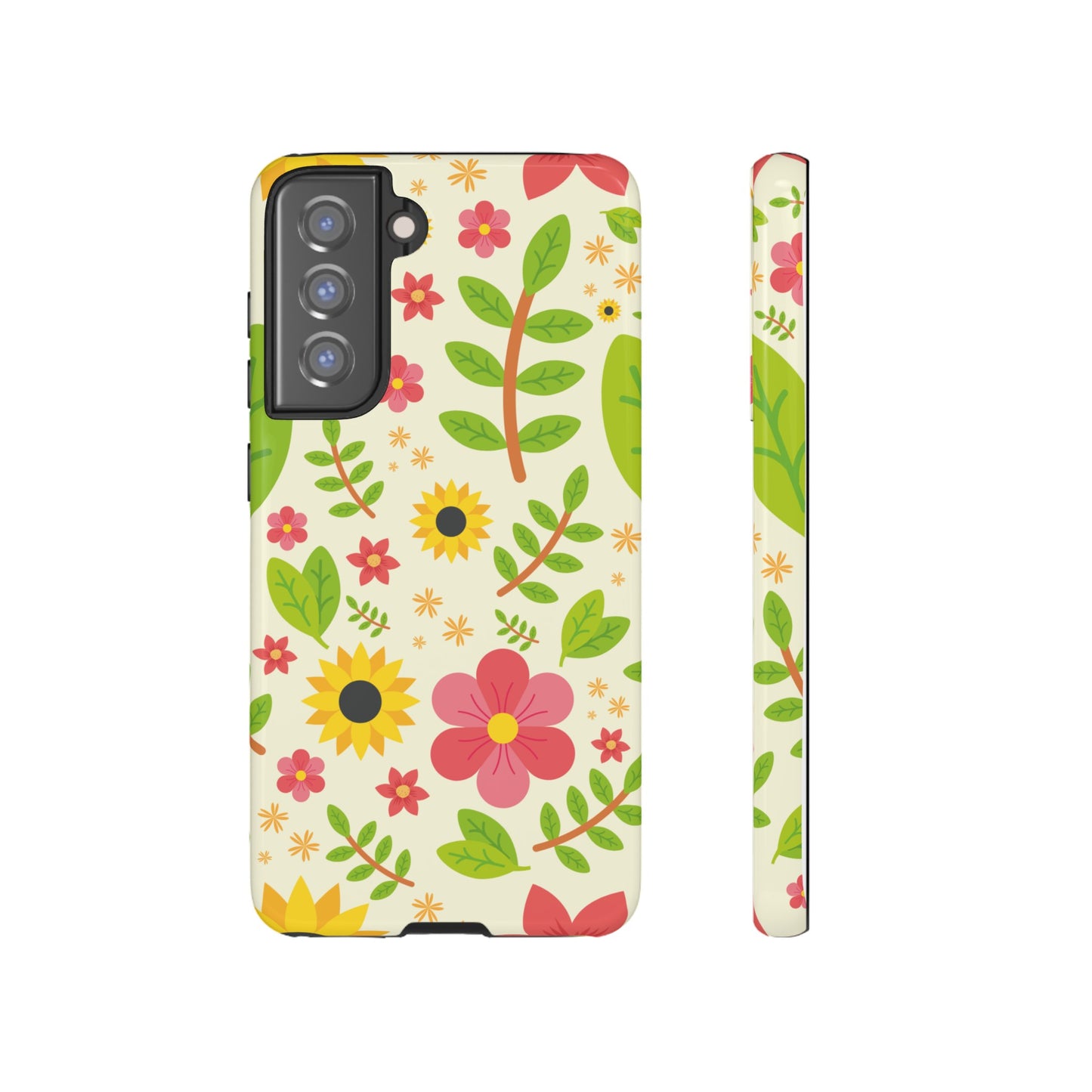 Botanical Flowers Phone Case | iPhone 15 Plus/ Pro, 14, 13, 12| Google Pixel 7, Pro, 5| Samsung Galaxy S23 All Major Phone Models