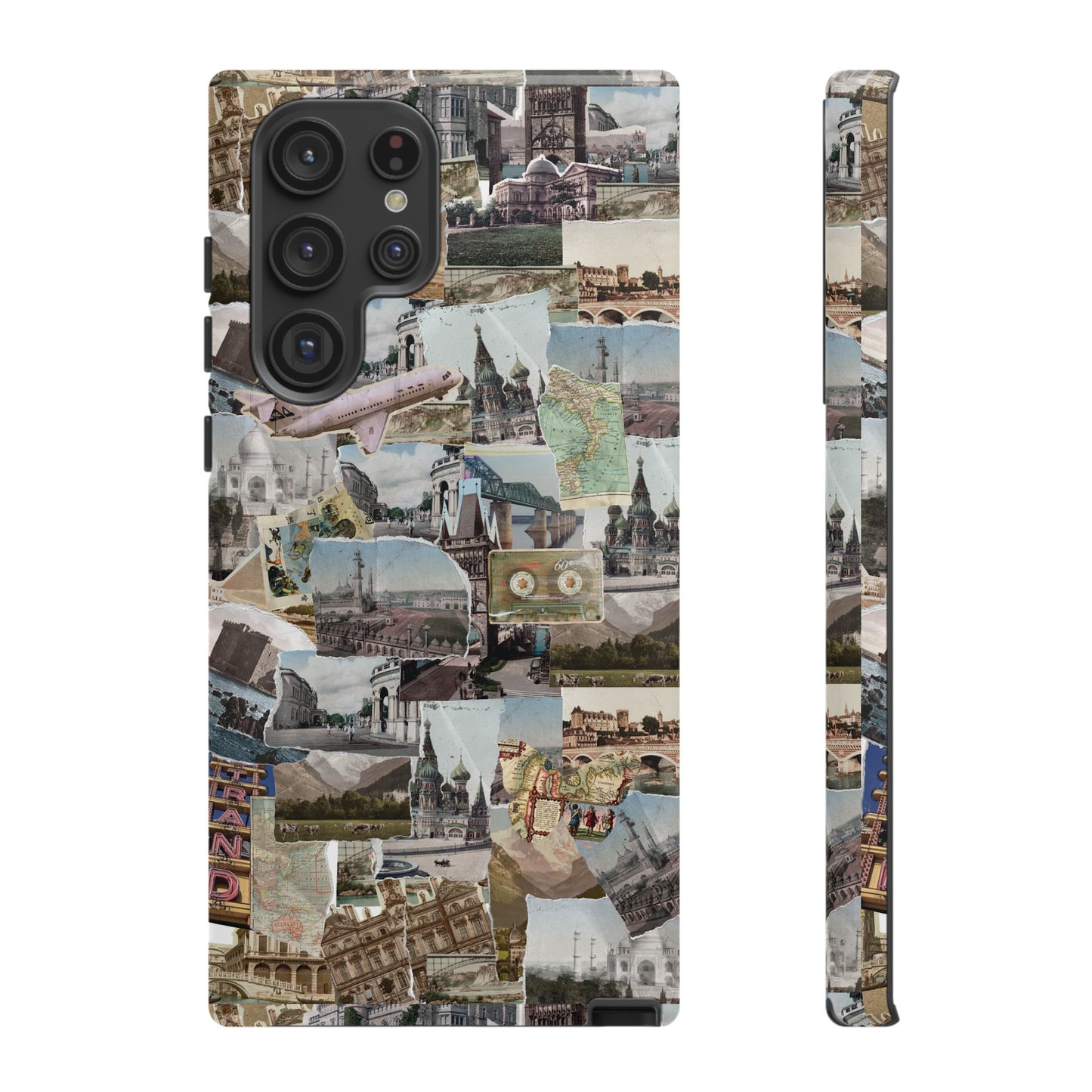 Travel Collage Wallpaper Phone Case | iPhone 15 Plus/ Pro, 14, 13, 12| Google Pixel 7, Pro, 5| Samsung Galaxy S23 All Major Phone Models