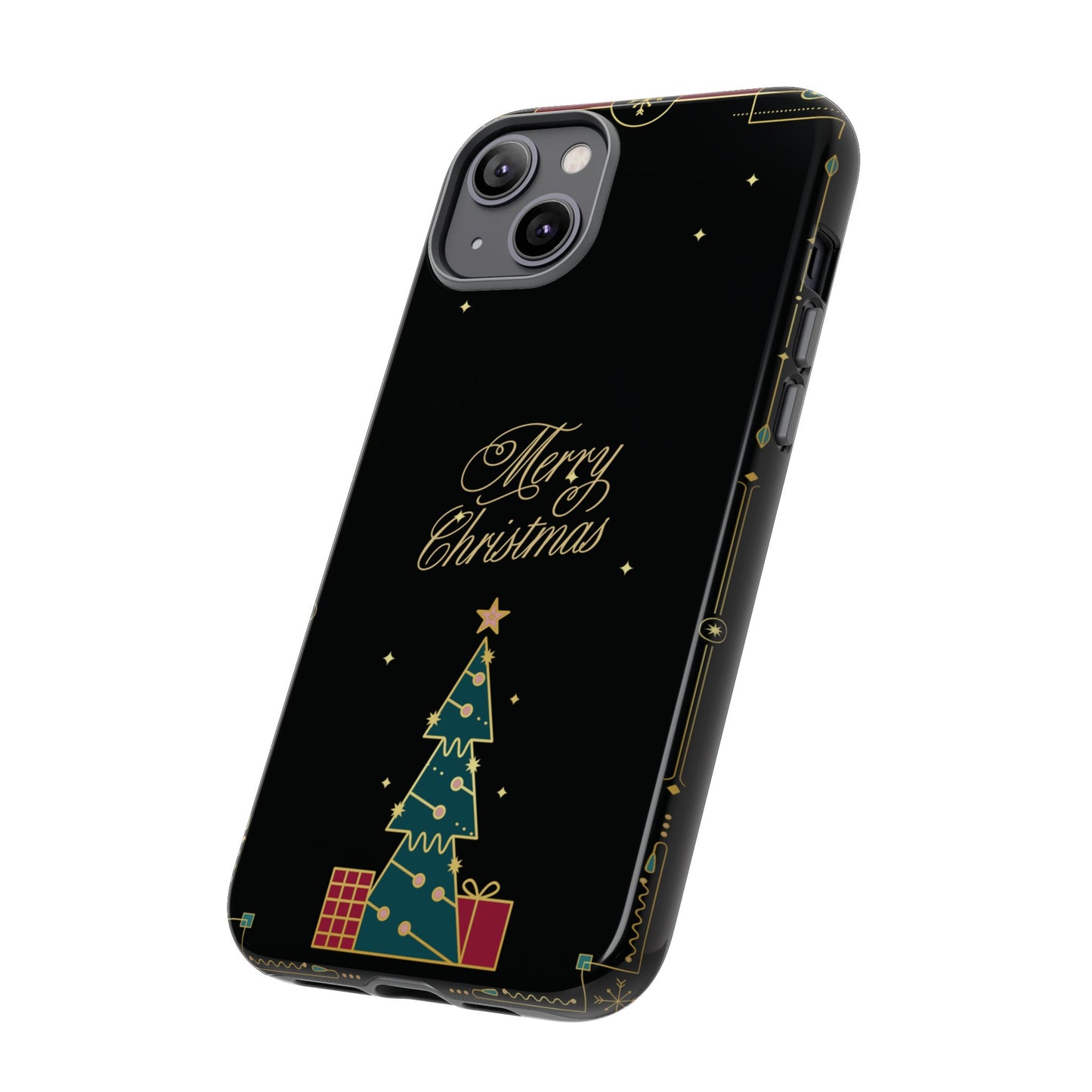 Christmas Tree Wallpaper Phone Case | iPhone 15 Plus/ Pro, 14, 13, 12| Google Pixel 7, Pro, 5| Samsung Galaxy S23 All Major Phone Models