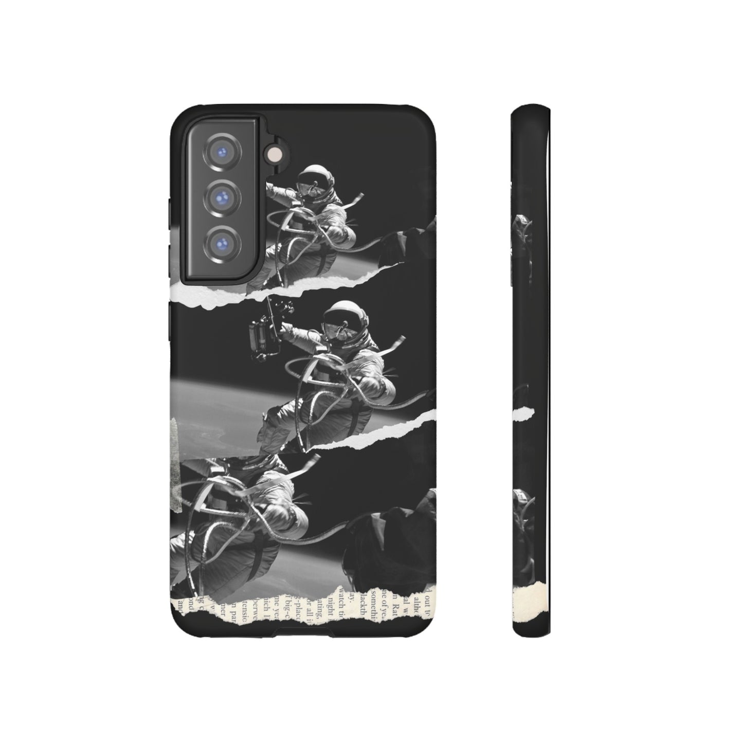 Astronaut Collage Phone Case | iPhone 15 Plus/ Pro, 14, 13, 12| Google Pixel 7, Pro, 5| Samsung Galaxy S23 All Major Phone Models