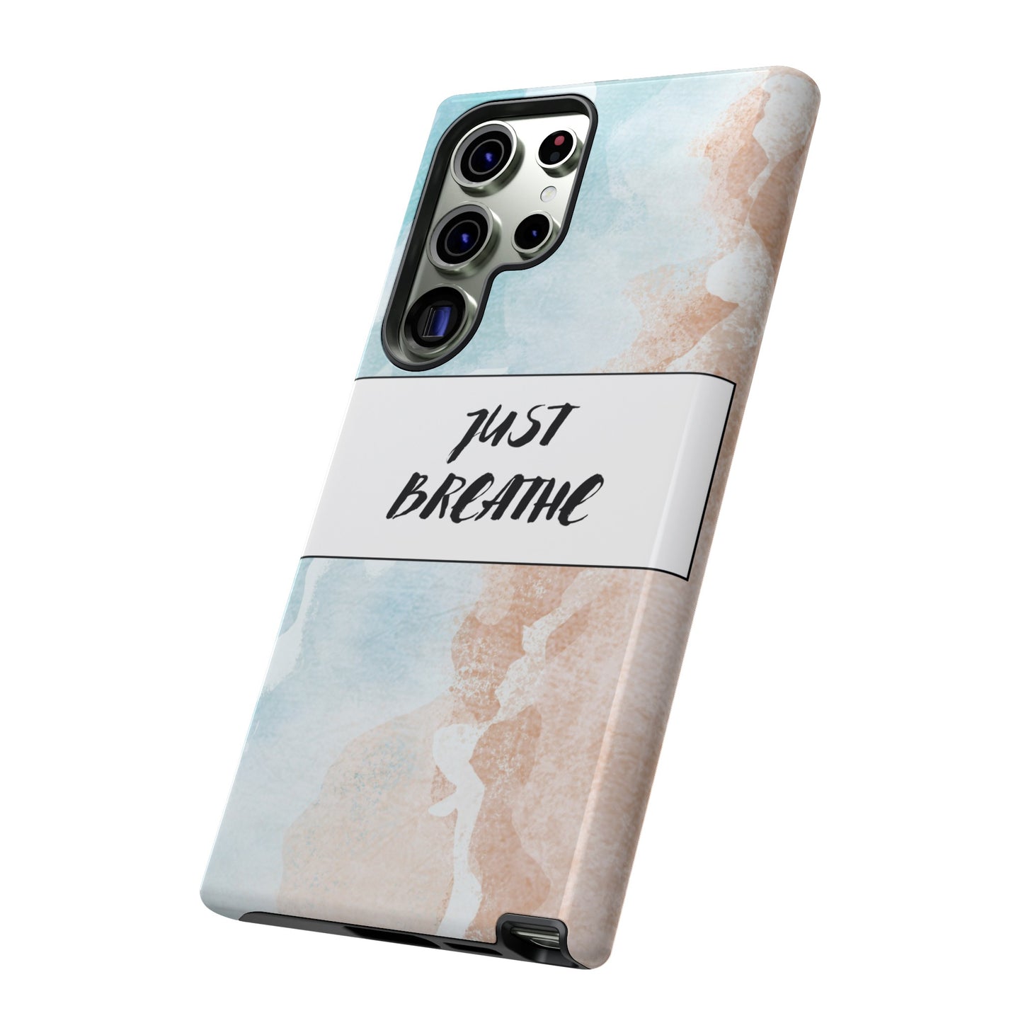 Just Breathe Phone Case | iPhone 15 Plus/ Pro, 14, 13, 12| Google Pixel 7, Pro, 5| Samsung Galaxy S23 All Major Phone Models