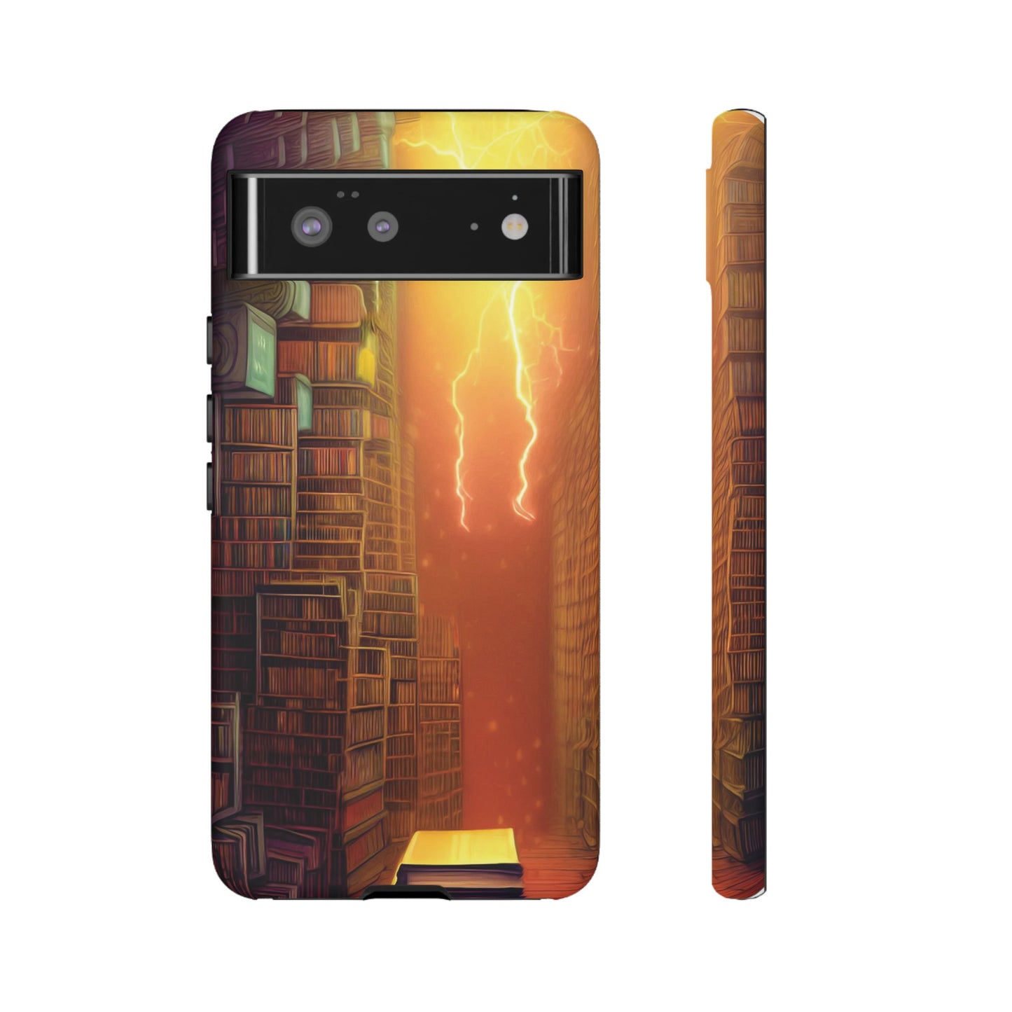 Lightning in the Library Wallpaper Phone Case | iPhone 15 Plus/ Pro, 14, 13, 12| Google Pixel 7, Pro, 5| Samsung Galaxy S23 All Major Phone Models