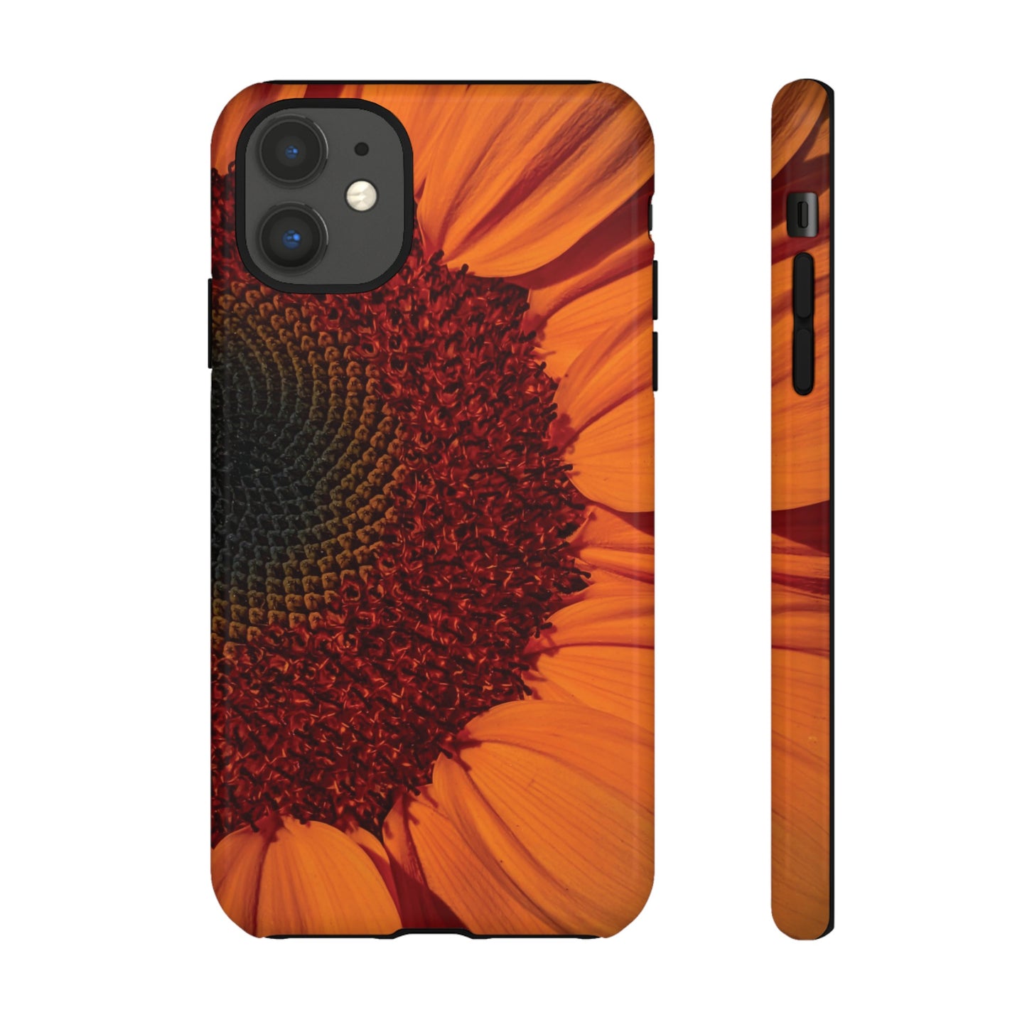 Orange Sunflower Wallpaper Phone Case | iPhone 15 Plus/ Pro, 14, 13, 12| Google Pixel 7, Pro, 5| Samsung Galaxy S23 All Major Phone Models