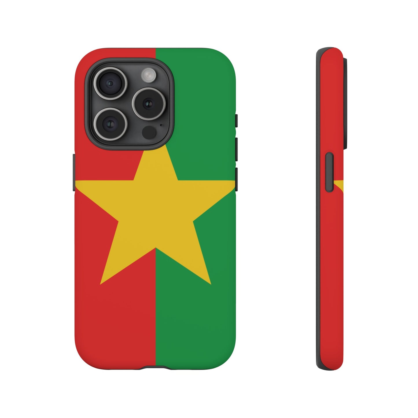 Burkina Faso Flag Phone Case | iPhone 15 Plus/ Pro, 14, 13, 12| Google Pixel 7, Pro, 5| Samsung Galaxy S23 All Major Phone Models