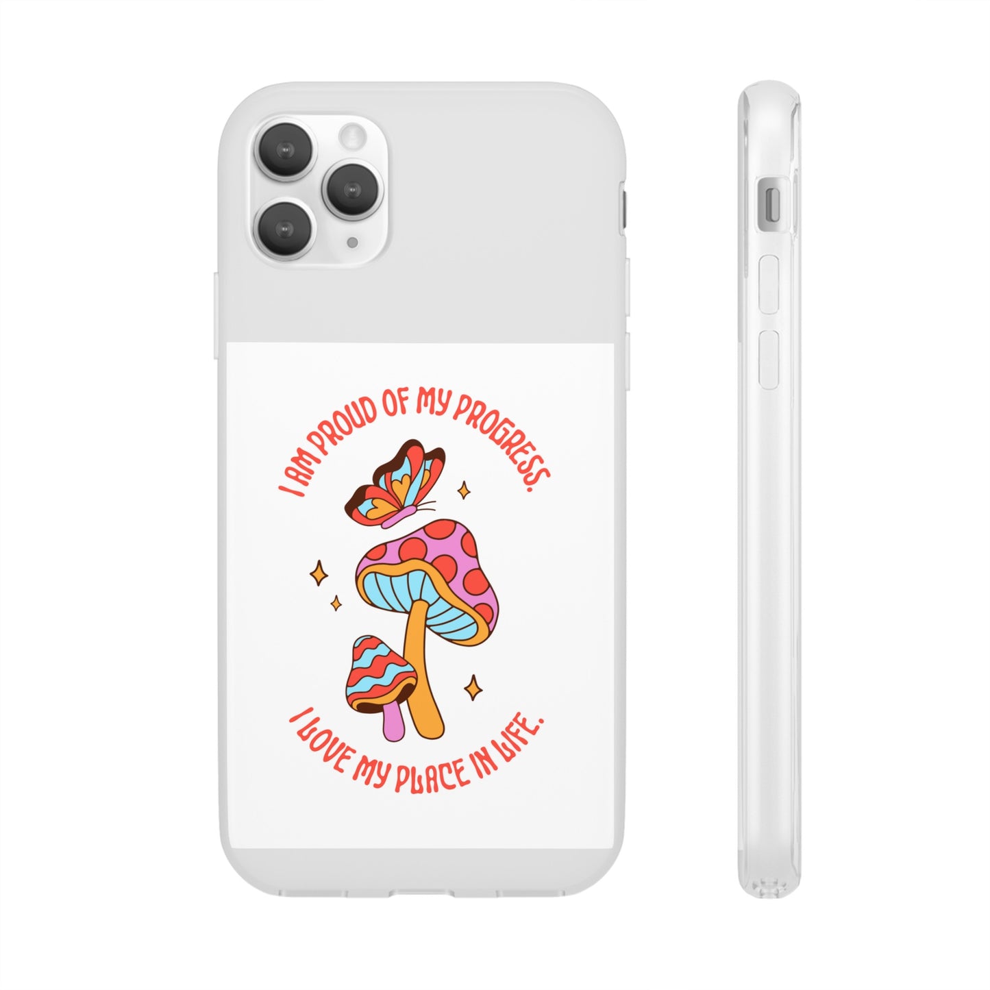 Cute Mushrooms Wallpaper Phone Case | iPhone 15 Plus/ Pro, 14, 13, 12|Samsung Galaxy Models