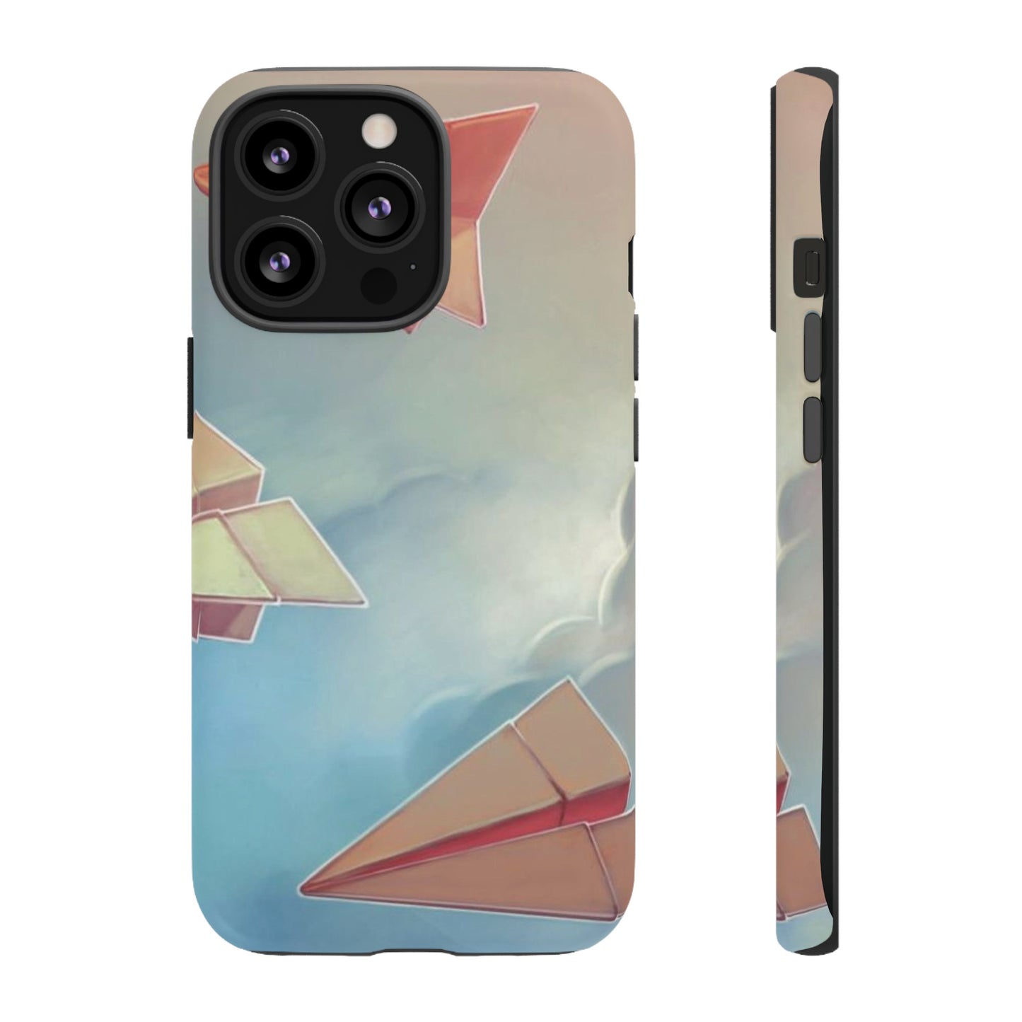 Paper Plane Wallpaper Phone Case | iPhone 15 Plus/ Pro, 14, 13, 12| Google Pixel 7, Pro, 5| Samsung Galaxy S23 All Major Phone Models