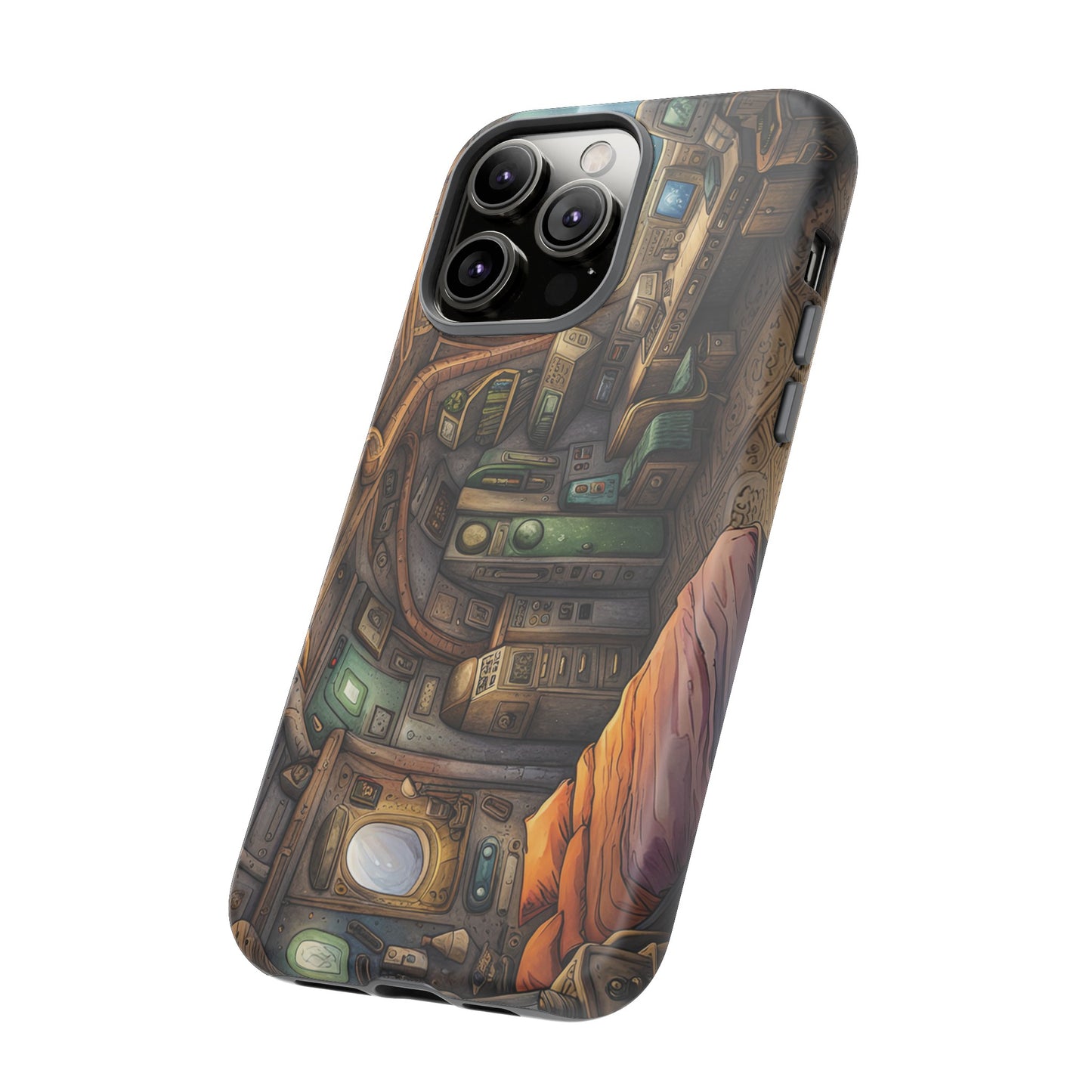 Cosy Spaceship Wallpaper Phone Case | iPhone 15 Plus/ Pro, 14, 13, 12| Google Pixel 7, Pro, 5| Samsung Galaxy S23 All Major Phone Models