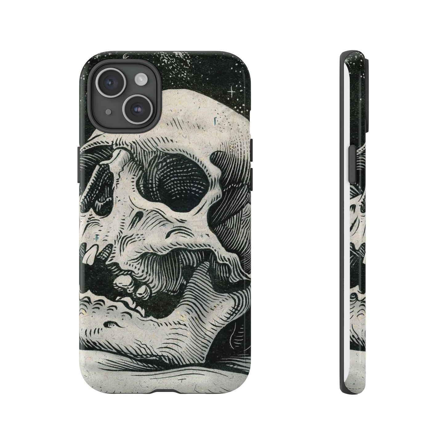 Skull Wallpaper Phone Case | iPhone 15 Plus/ Pro, 14, 13, 12| Google Pixel 7, Pro, 5| Samsung Galaxy S23 All Major Phone Models