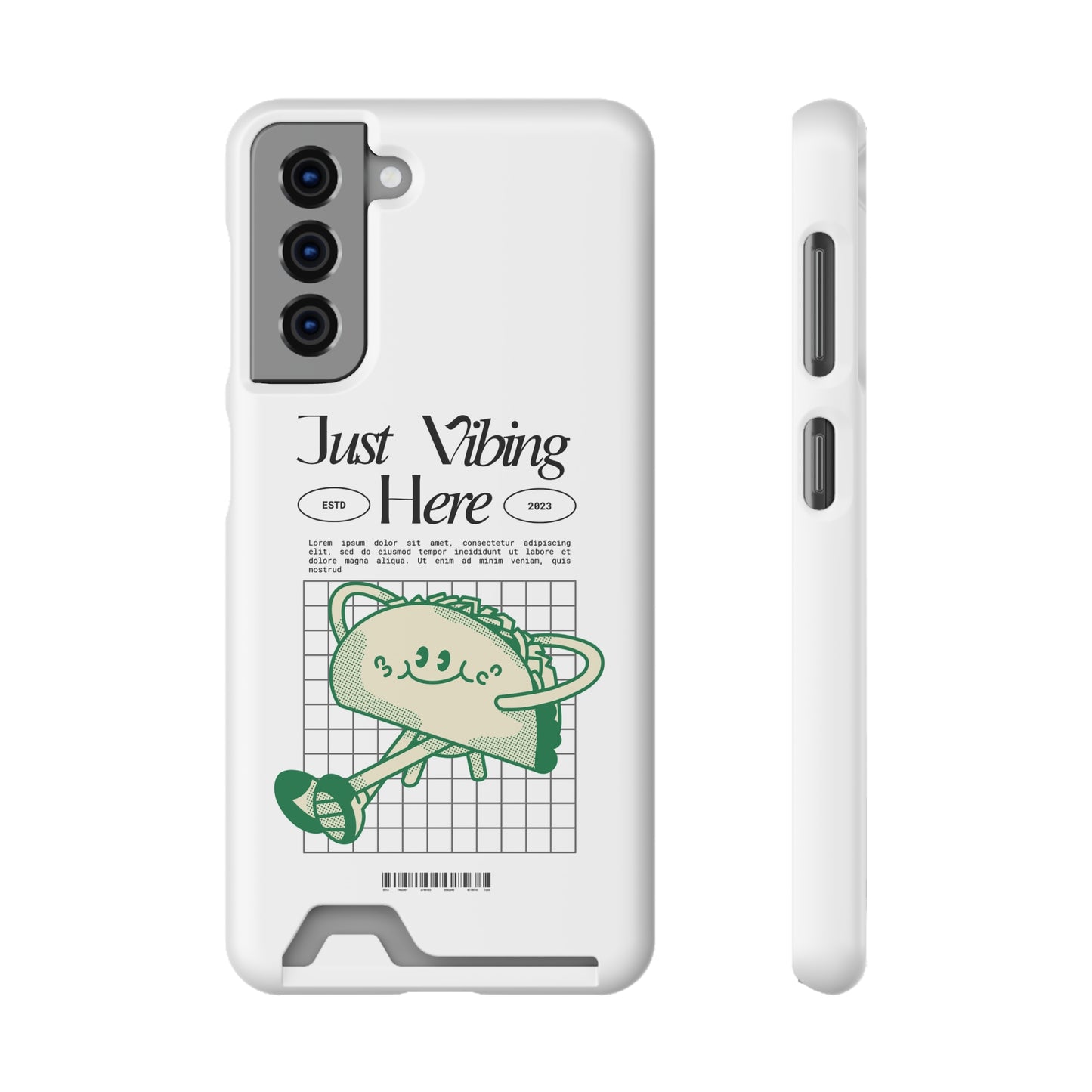 Just Vibing Here Phone Case | iPhone 15 Plus/ Pro, 14, 13, 12|Samsung Galaxy Models