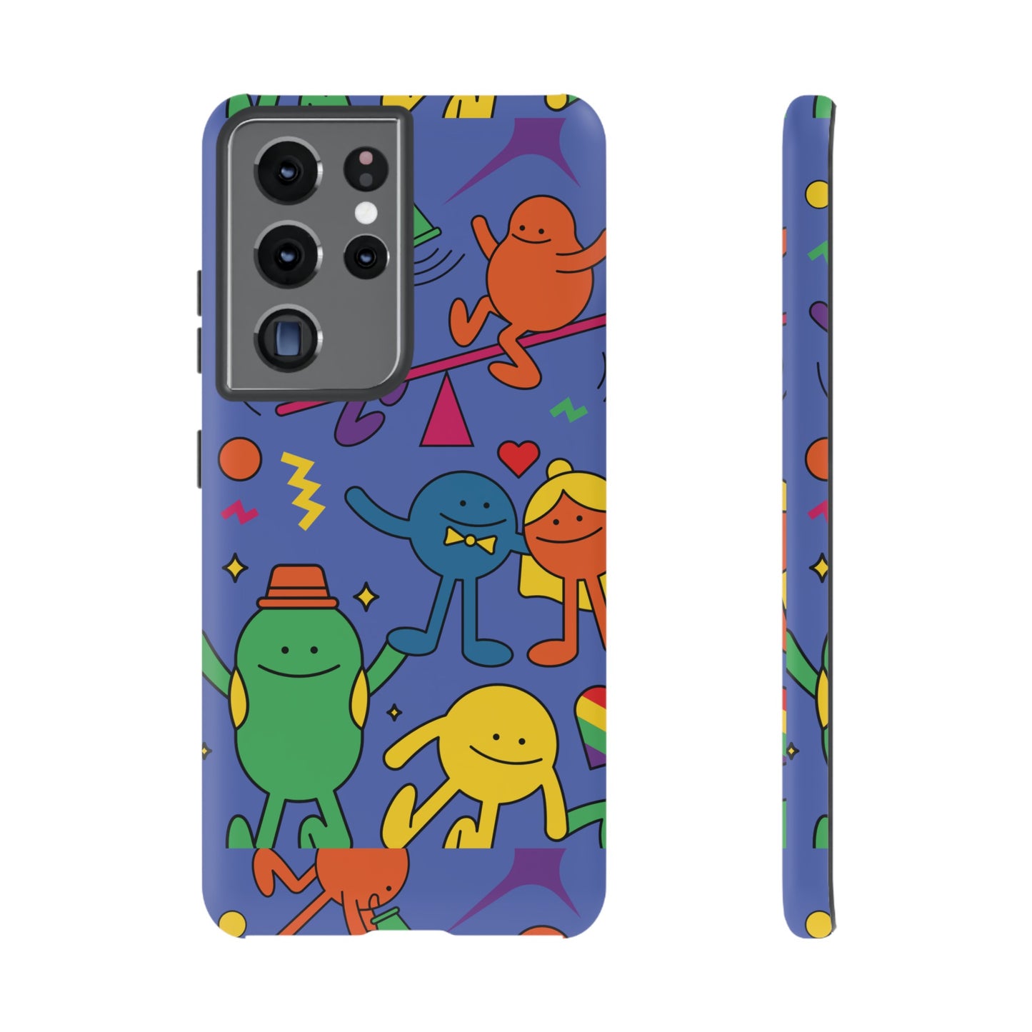 Colourful Cartoon Wallpaper Phone Case | iPhone 15 Plus/ Pro, 14, 13, 12| Google Pixel 7, Pro, 5| Samsung Galaxy S23 All Major Phone Models