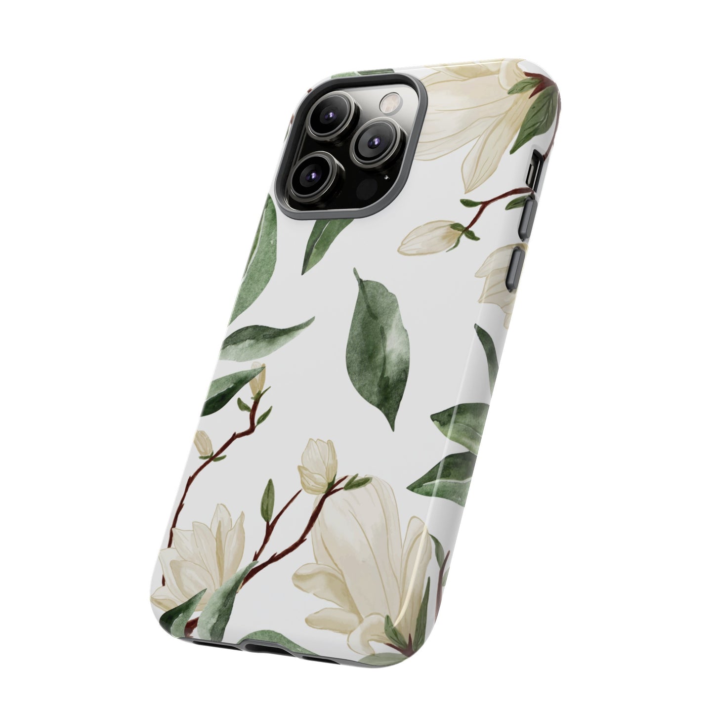 Light Floral Wallpaper Phone Case | iPhone 15 Plus/ Pro, 14, 13, 12| Google Pixel 7, Pro, 5| Samsung Galaxy S23 All Major Phone Models