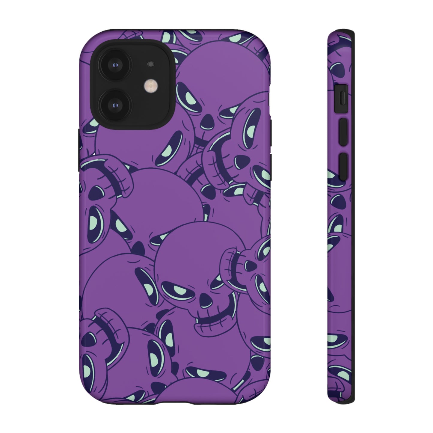 Glowing Skulls Wallpaper Phone Case | iPhone 15 Plus/ Pro, 14, 13, 12| Google Pixel 7, Pro, 5| Samsung Galaxy S23 All Major Phone Models