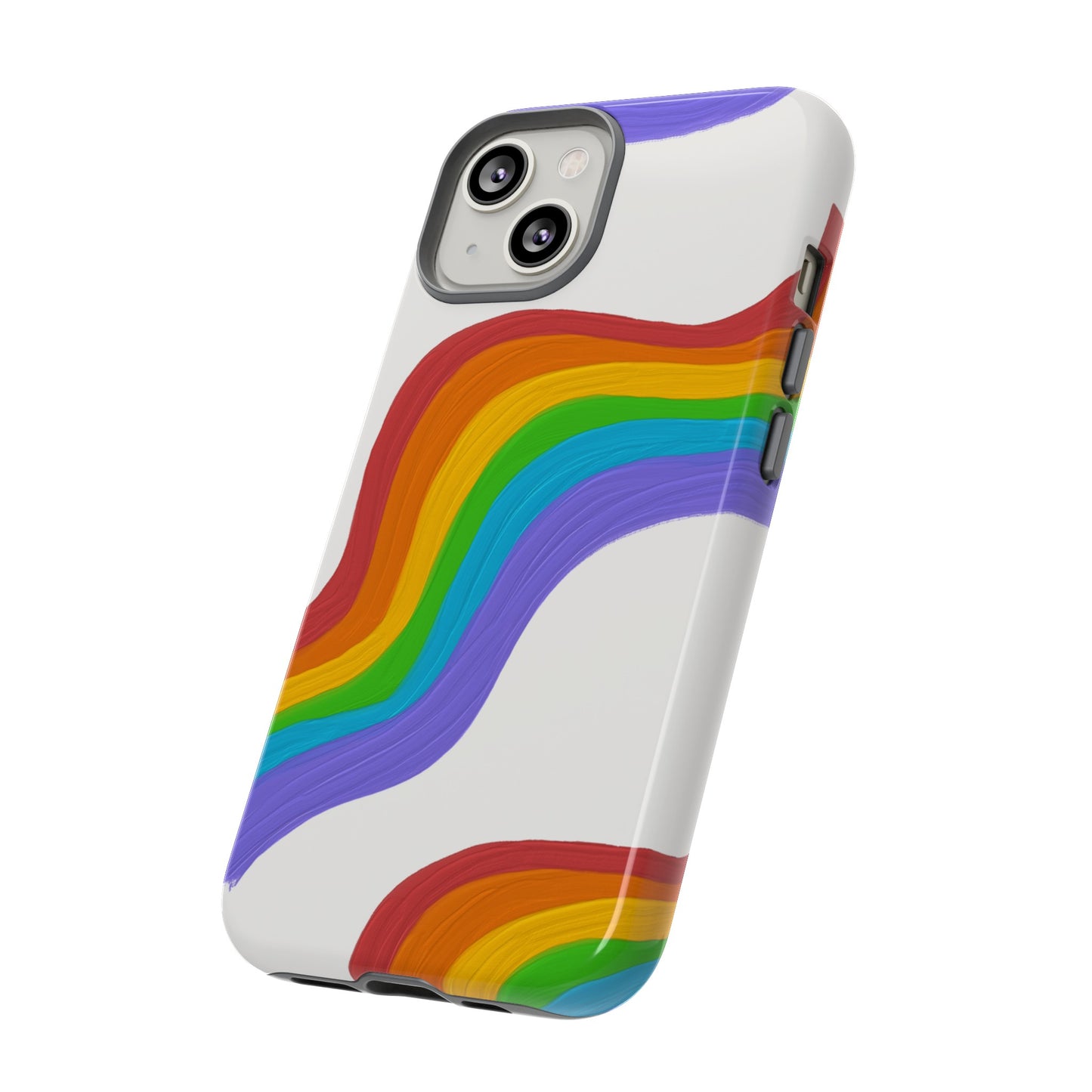 Rainbow Wallpaper Phone Case | iPhone 15 Plus/ Pro, 14, 13, 12| Google Pixel 7, Pro, 5| Samsung Galaxy S23 All Major Phone Models