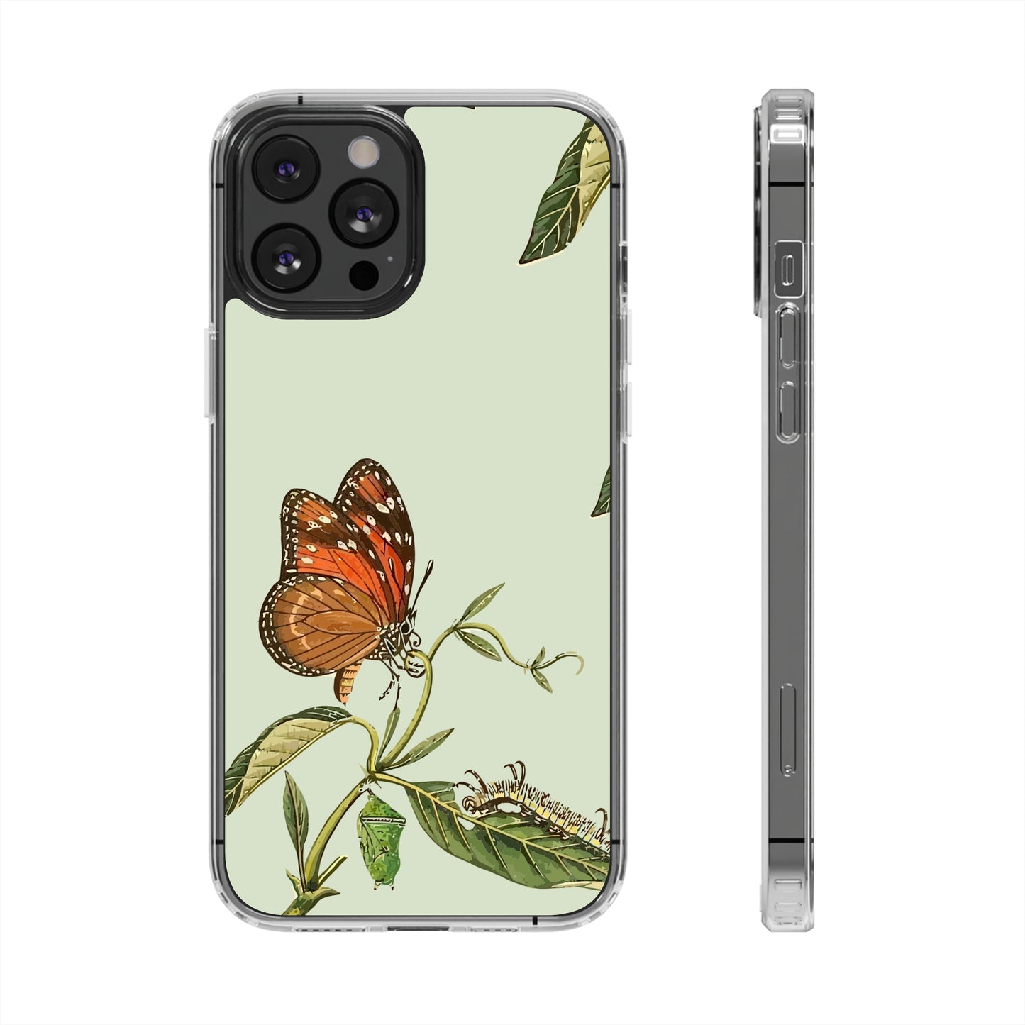 Orange Butterfly Wallpaper Phone Case | iPhone 15 Plus/ Pro, 14, 13, 12| Google Pixel 7, Pro, 5| Samsung Galaxy S23 All Major Phone Models