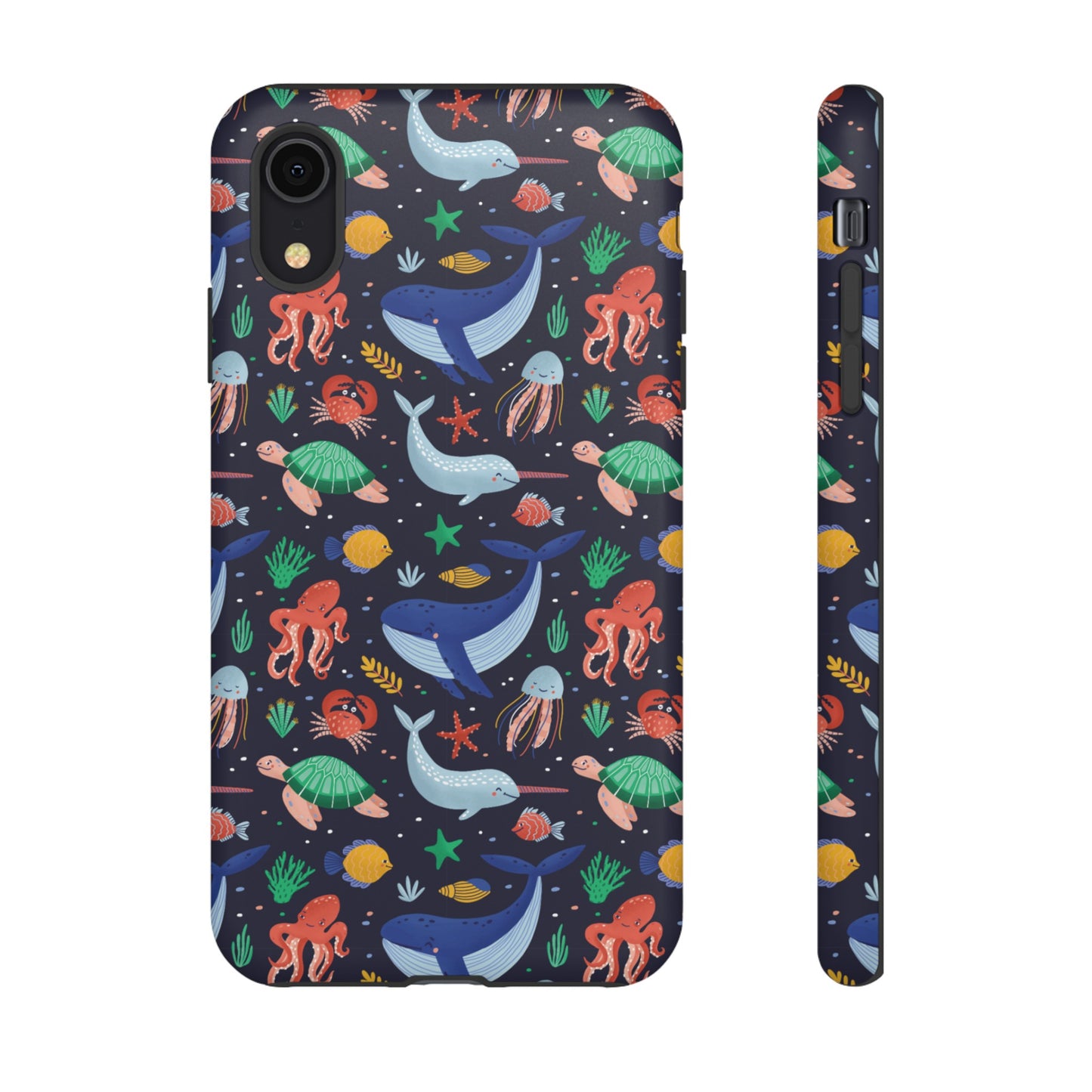 Sea Creatures Wallpaper Phone Case | iPhone 15 Plus/ Pro, 14, 13, 12| Google Pixel 7, Pro, 5| Samsung Galaxy S23 All Major Phone Models