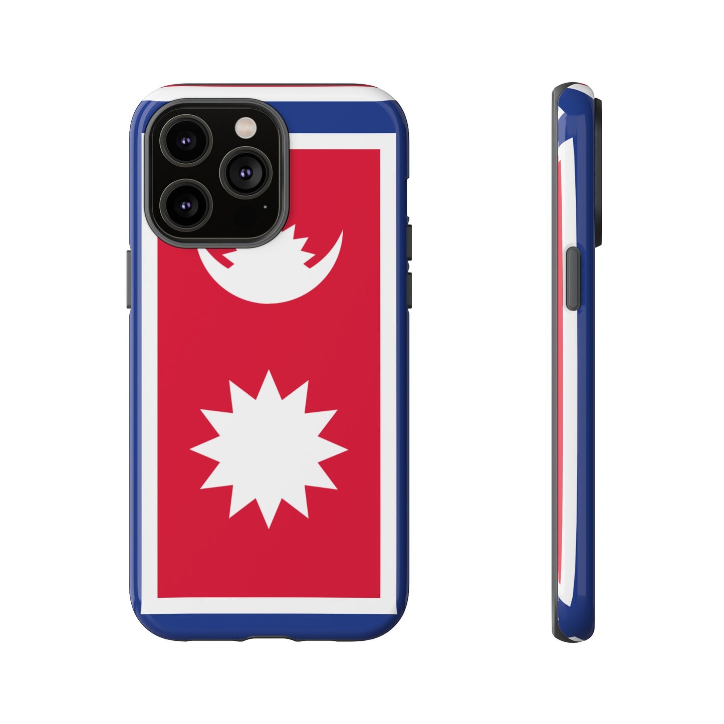 Nepal Flag Phone Case | iPhone 15 Plus/ Pro, 14, 13, 12| Google Pixel 7, Pro, 5| Samsung Galaxy S23 All Major Phone Models