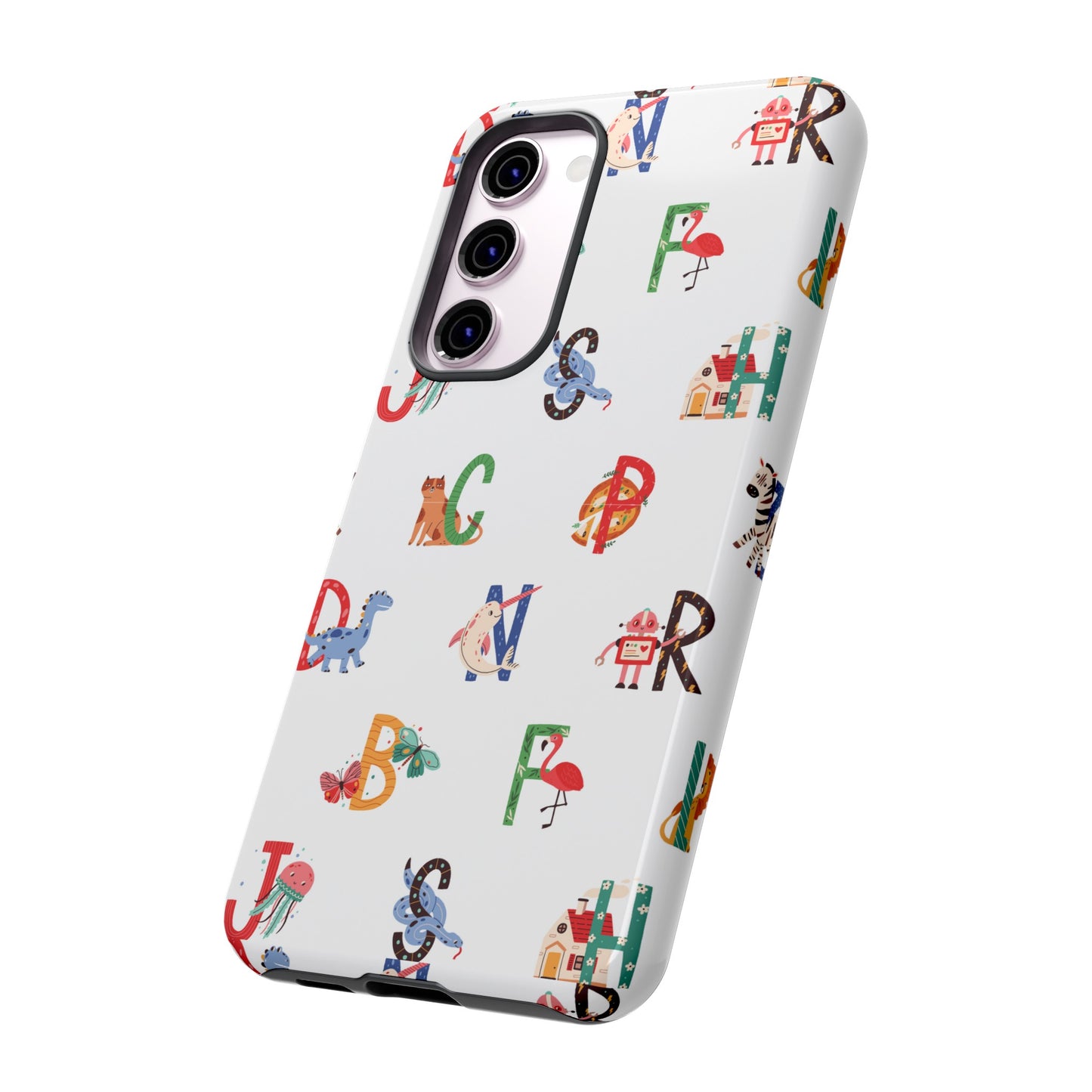 Alphabet Wallpaper Phone Case| iPhone 15 Plus/ Pro, 14, 13, 12| Google Pixel 7, Pro, 5| Samsung Galaxy S23 All Major Phone Models