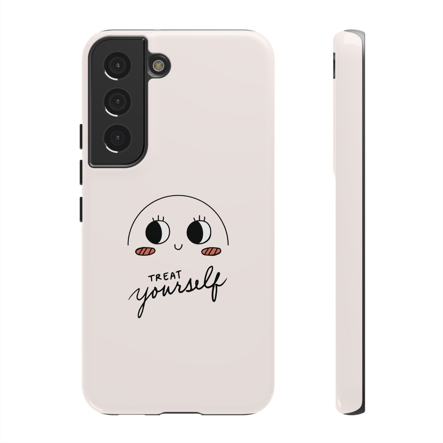 Treat Yourself Wallpaper Phone Case | iPhone 15 Plus/ Pro, 14, 13, 12| Google Pixel 7, Pro, 5| Samsung Galaxy S23 All Major Phone Models