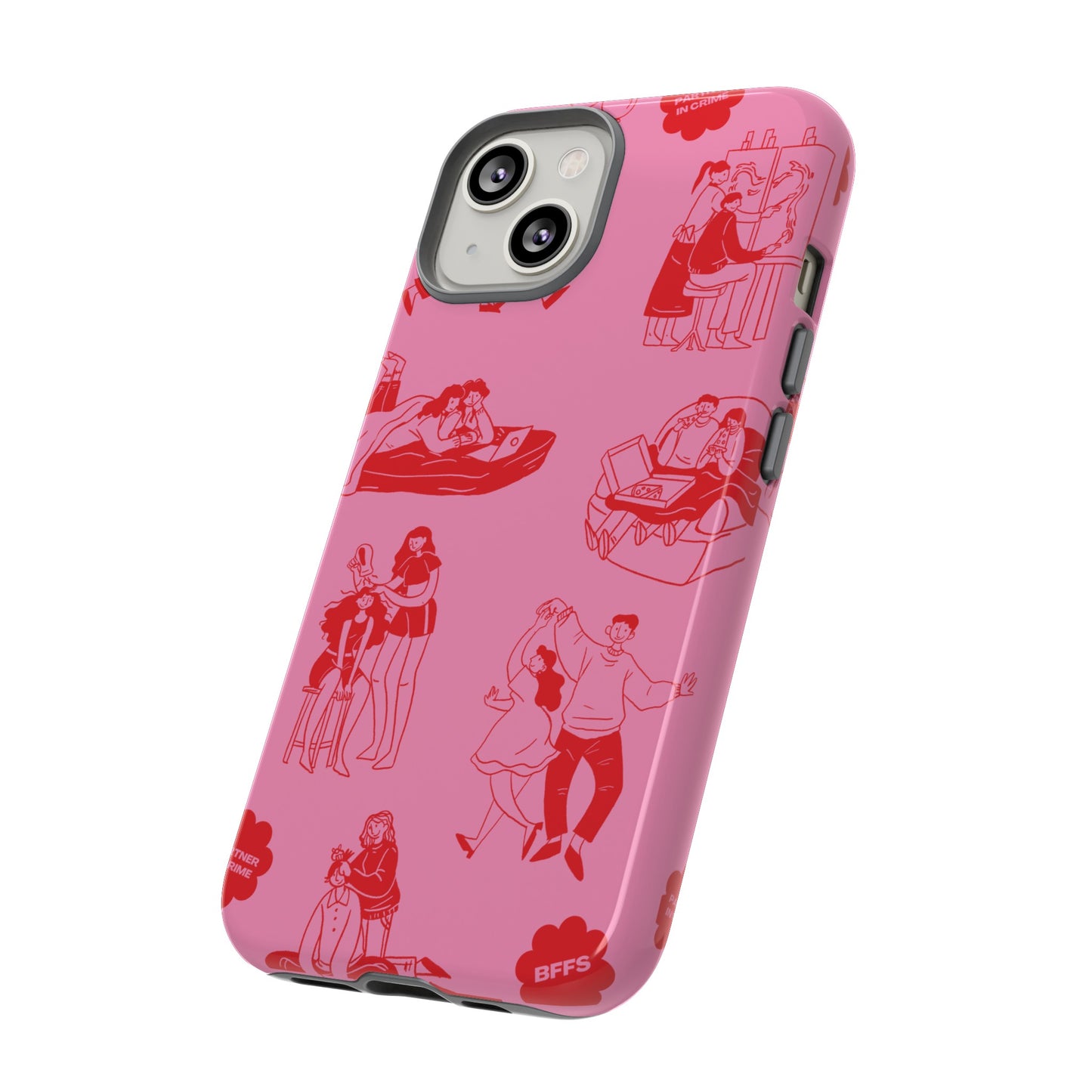 Pink Valentine's Day Wallpaper Phone Case | iPhone 15 Plus/ Pro, 14, 13, 12| Google Pixel 7, Pro, 5| Samsung Galaxy S23 All Major Phone Models